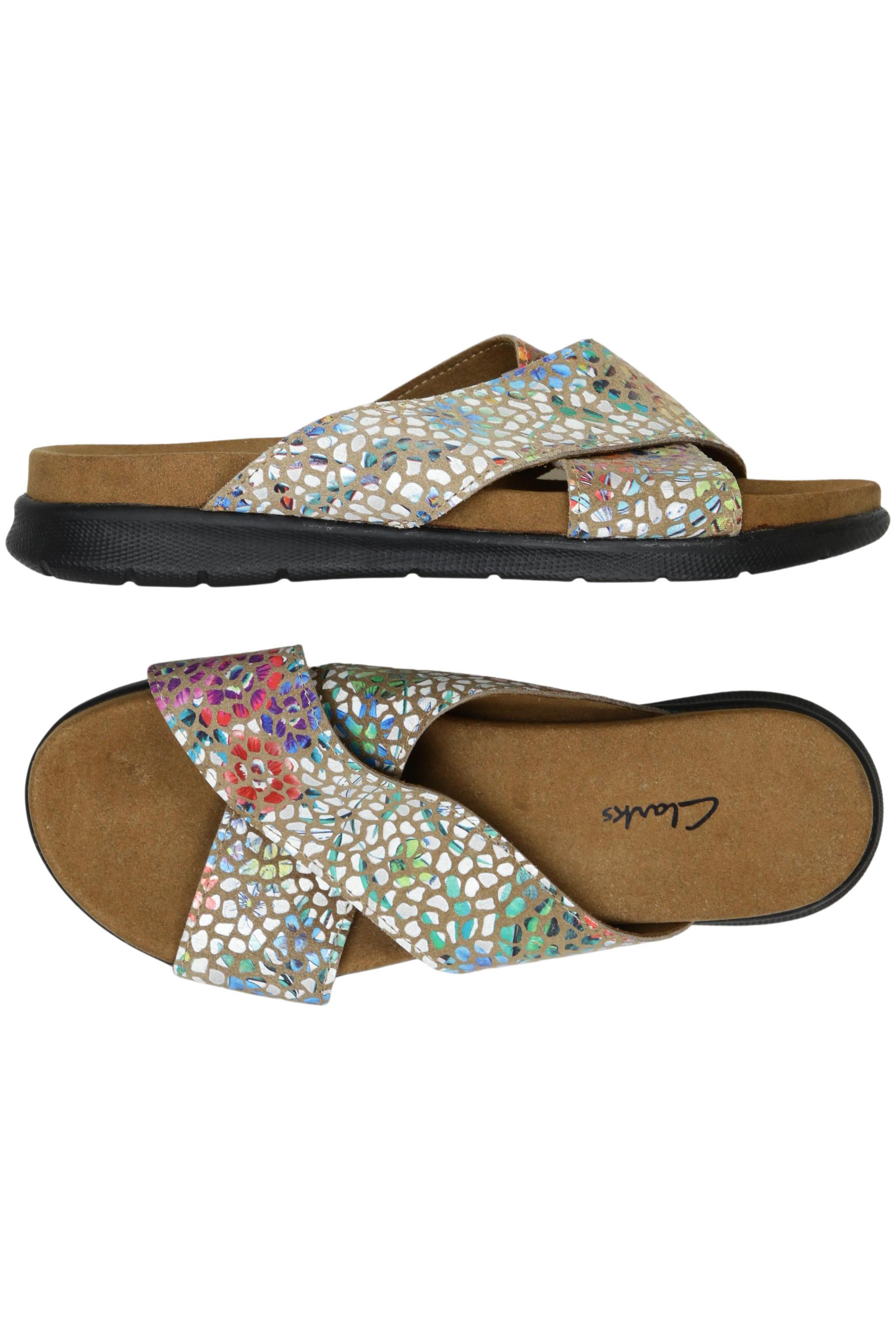 

Clarks Damen Sandale, braun, Gr. 5.5