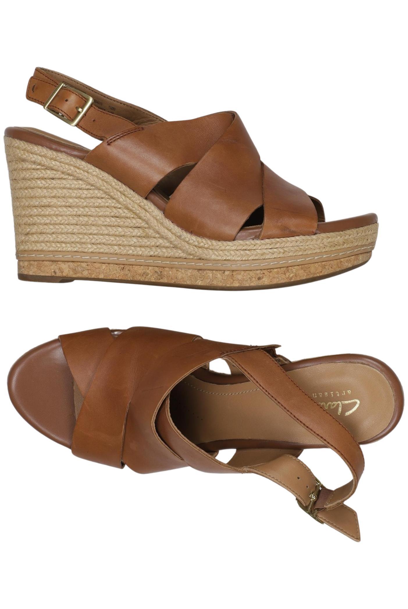 

Clarks Damen Sandale, braun, Gr. 41.5