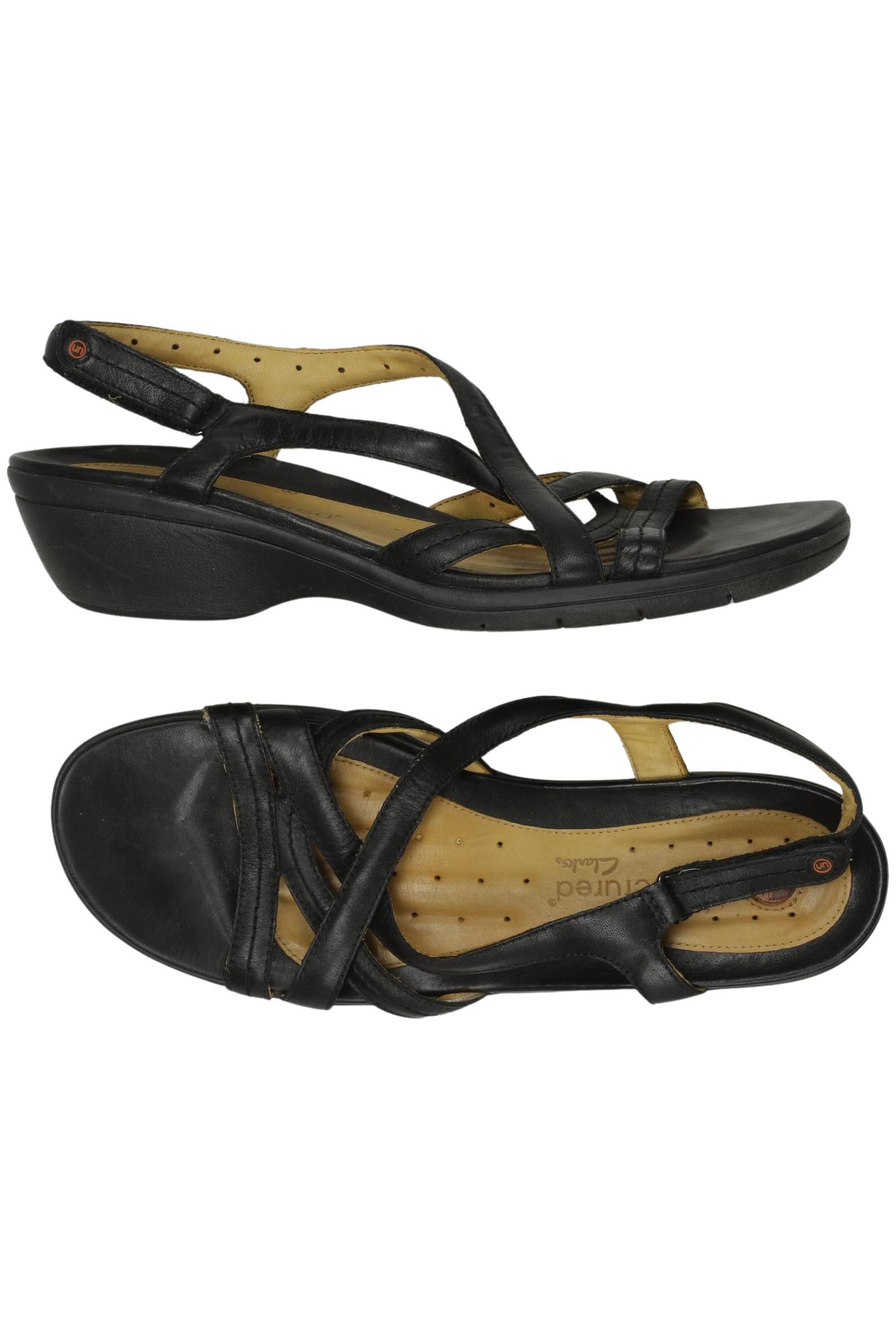 

Clarks Damen Sandale, schwarz, Gr. 9