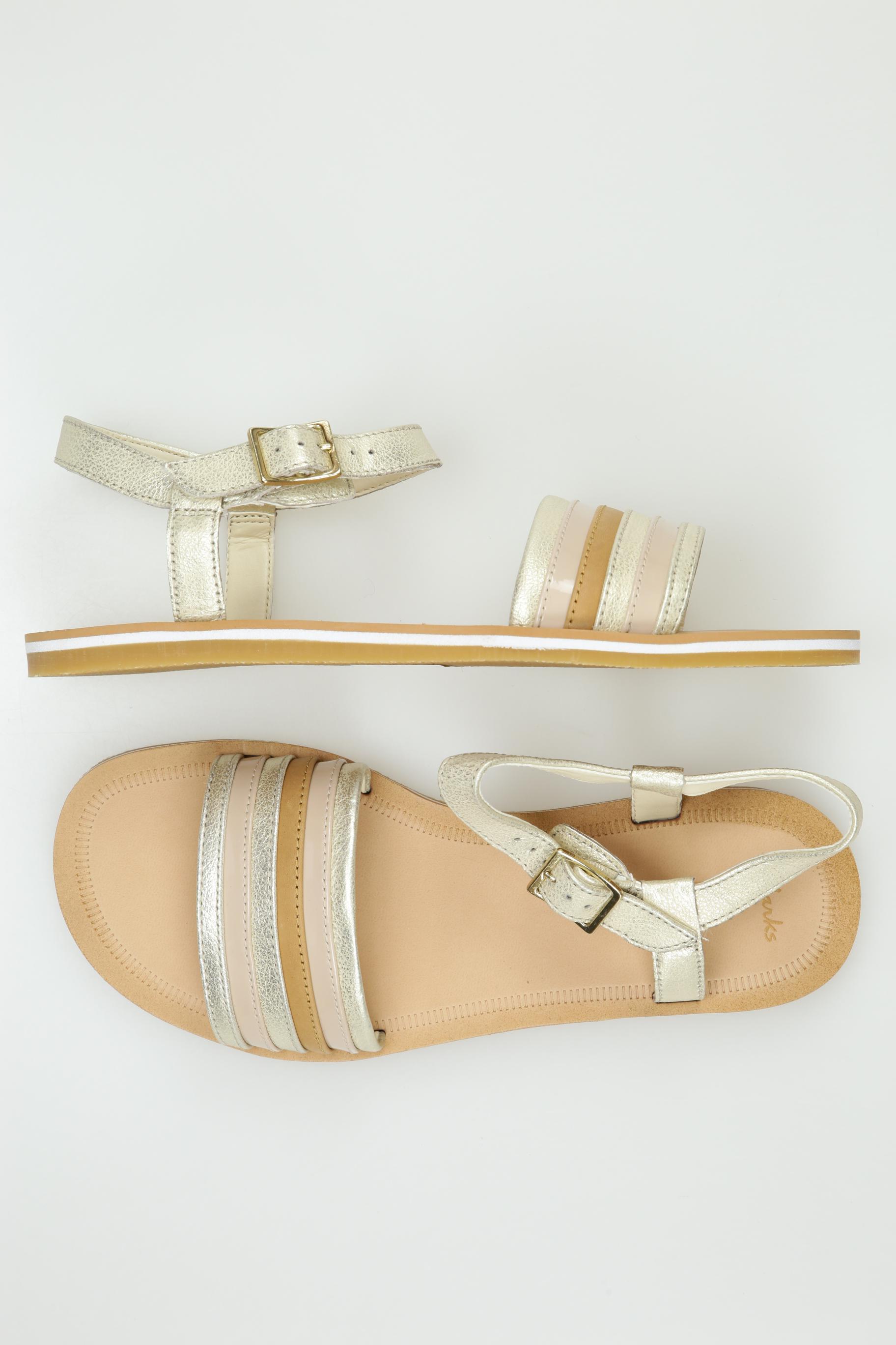 

Clarks Damen Sandale, beige, Gr. 5.5