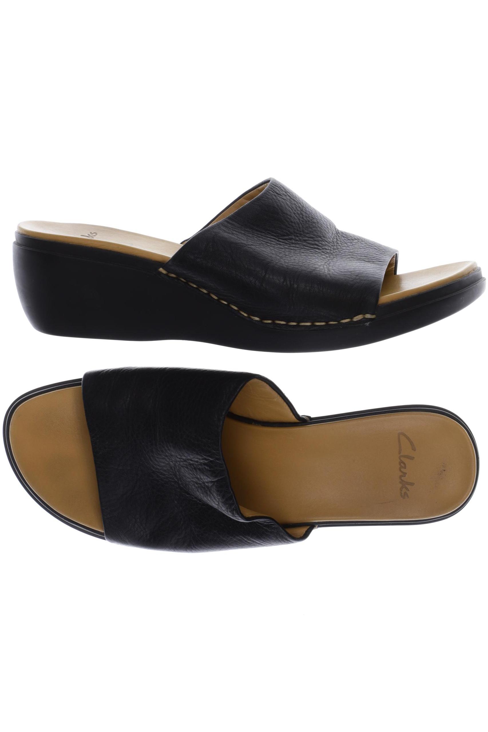 

Clarks Damen Sandale, schwarz, Gr. 7.5