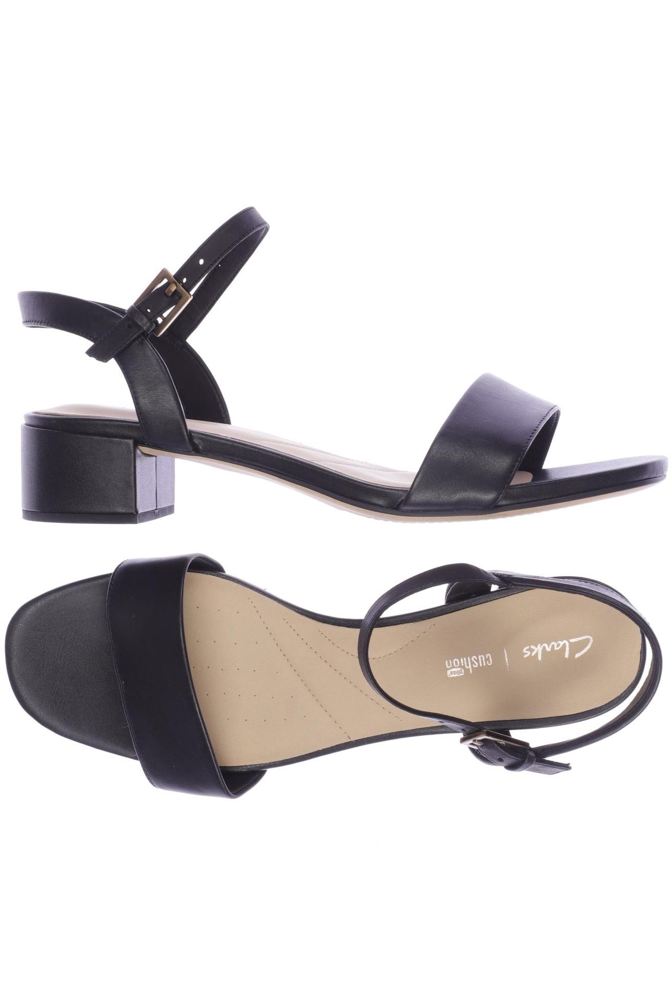 

Clarks Damen Sandale, schwarz, Gr. 42