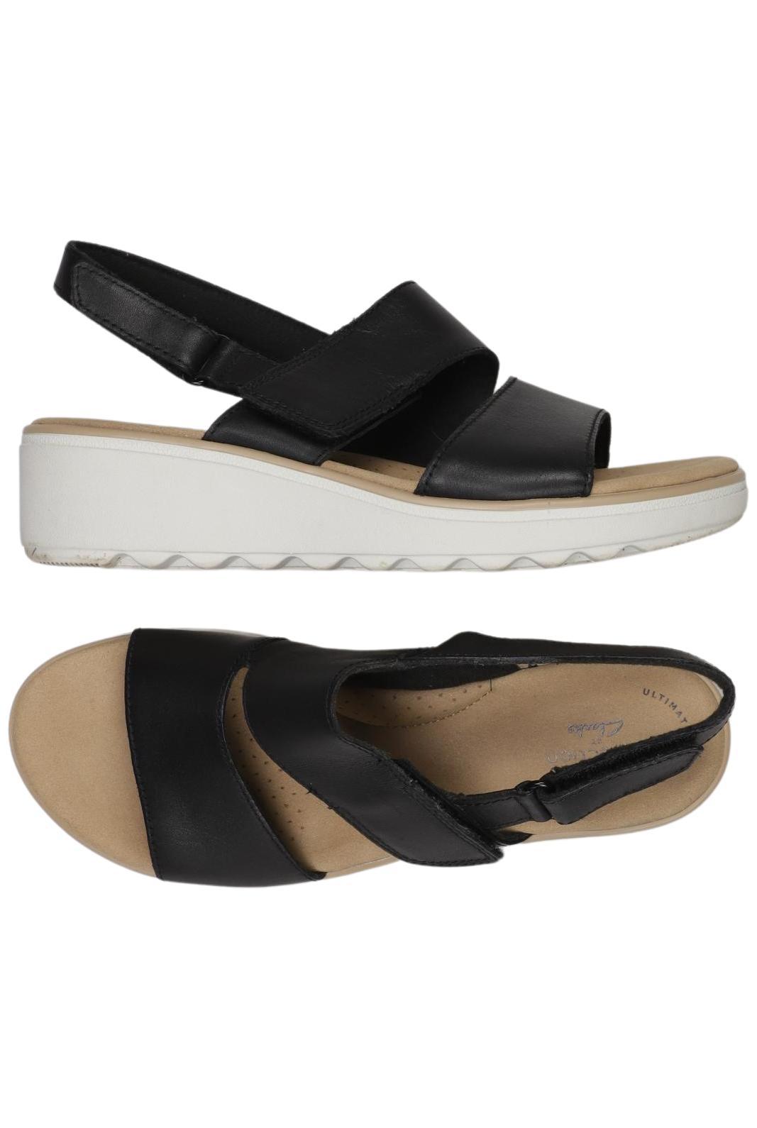 

Clarks Damen Sandale, schwarz, Gr. 39