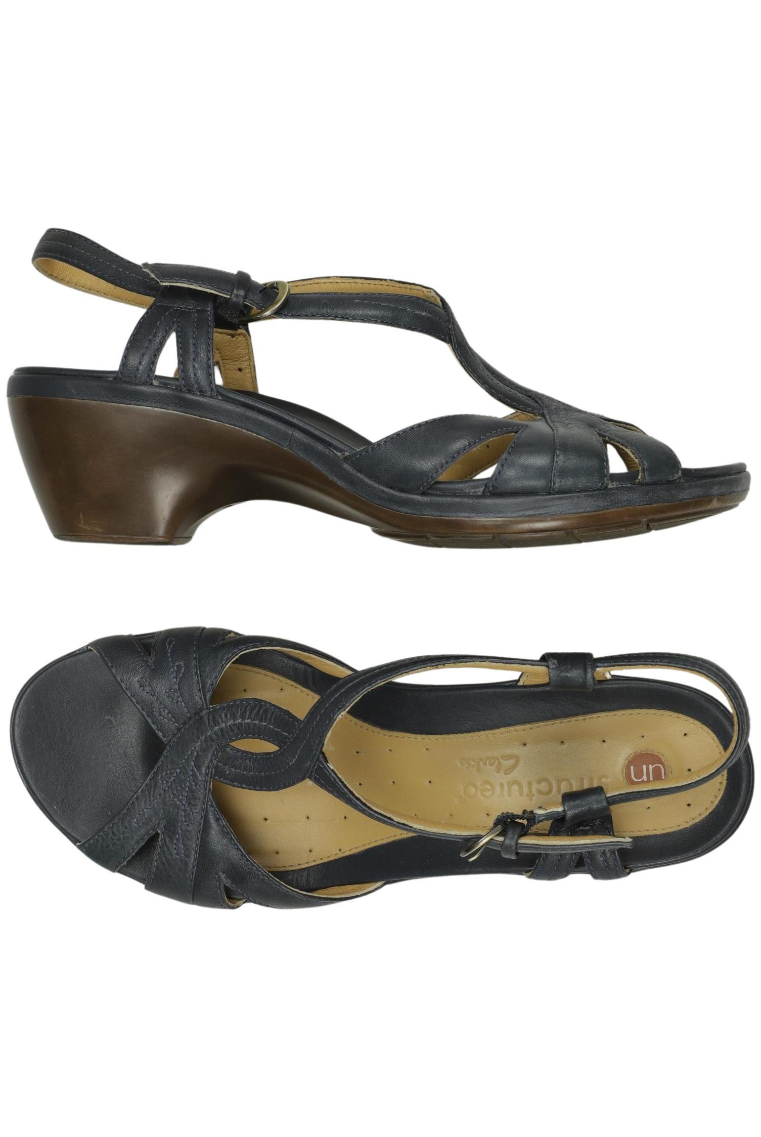 

Clarks Damen Sandale, marineblau, Gr. 6