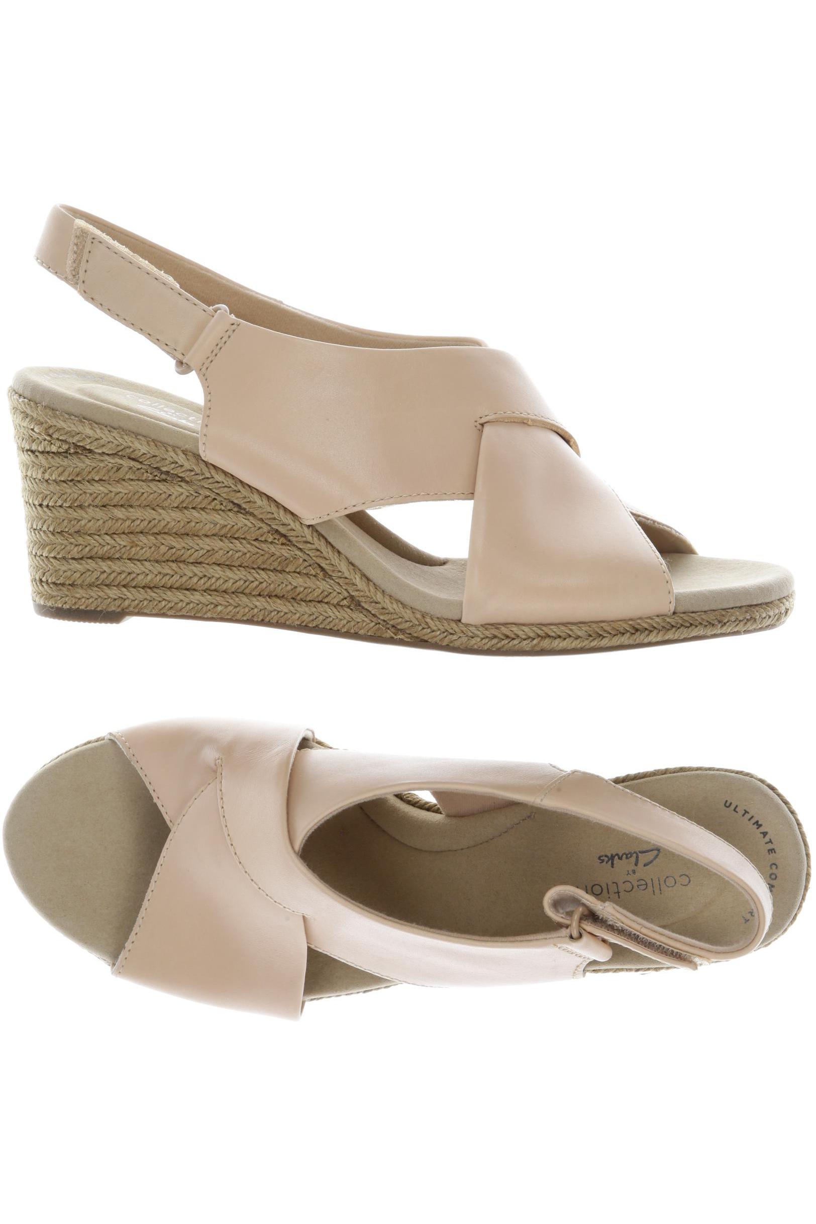 

Clarks Damen Sandale, beige, Gr. 41