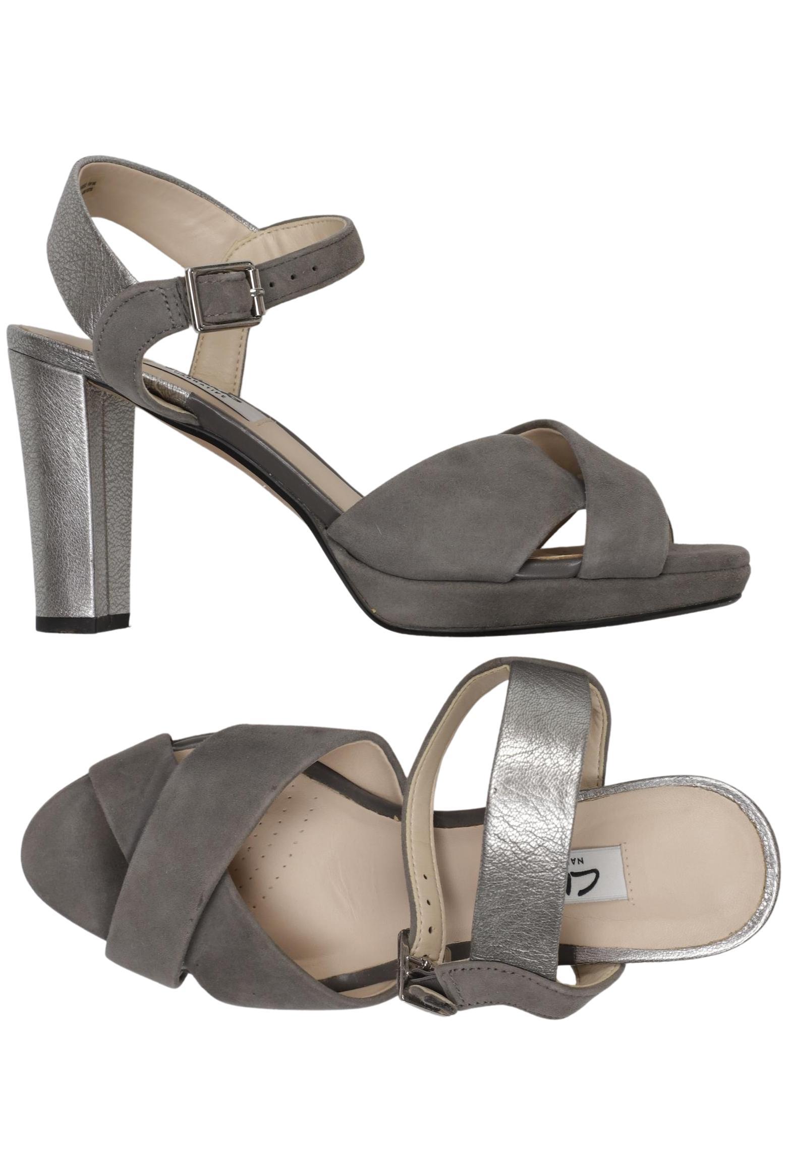 

Clarks Damen Sandale, grau, Gr. 38