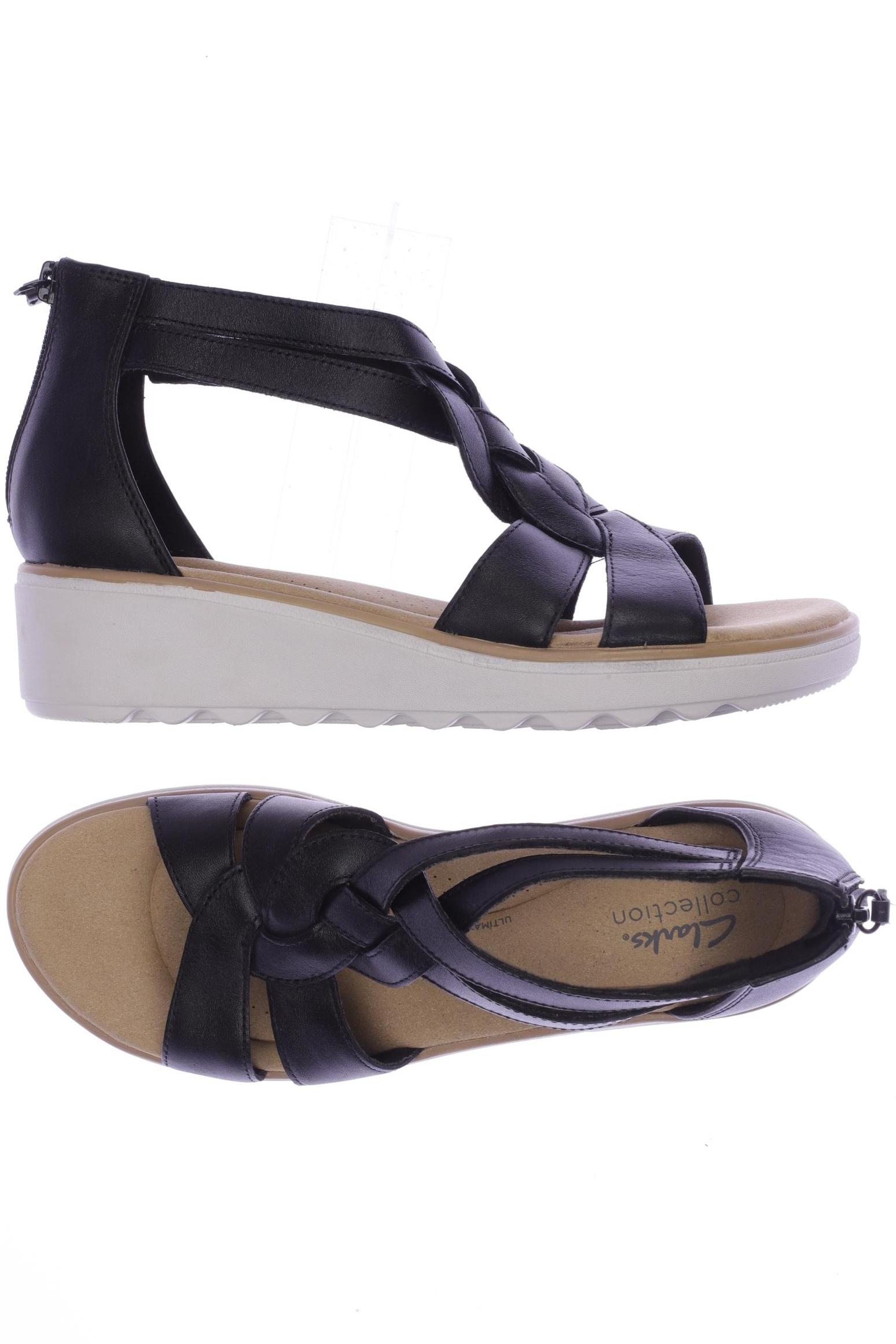 

Clarks Damen Sandale, schwarz, Gr. 40