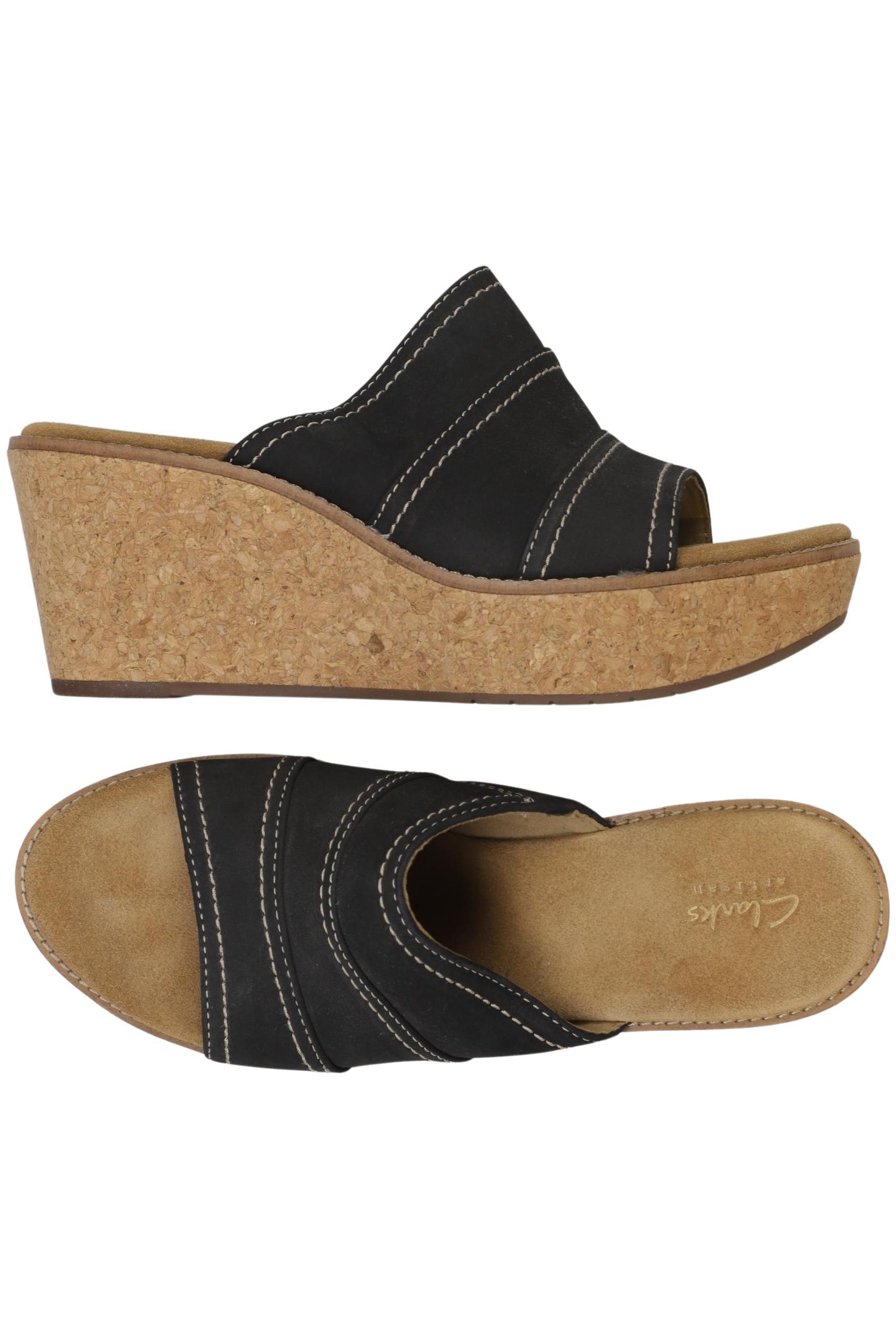 

Clarks Damen Sandale, schwarz, Gr. 40