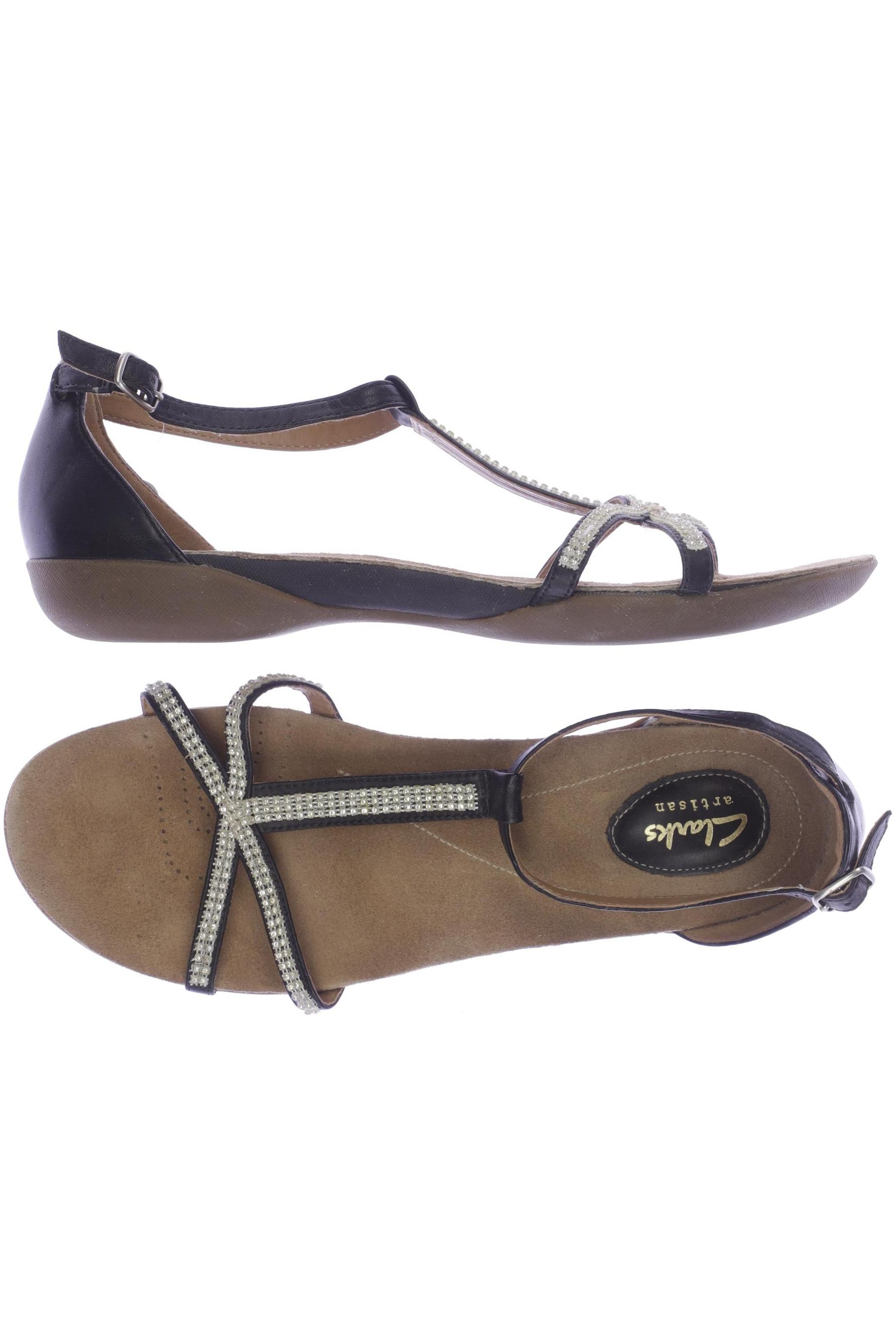 

Clarks Damen Sandale, schwarz, Gr. 41.5