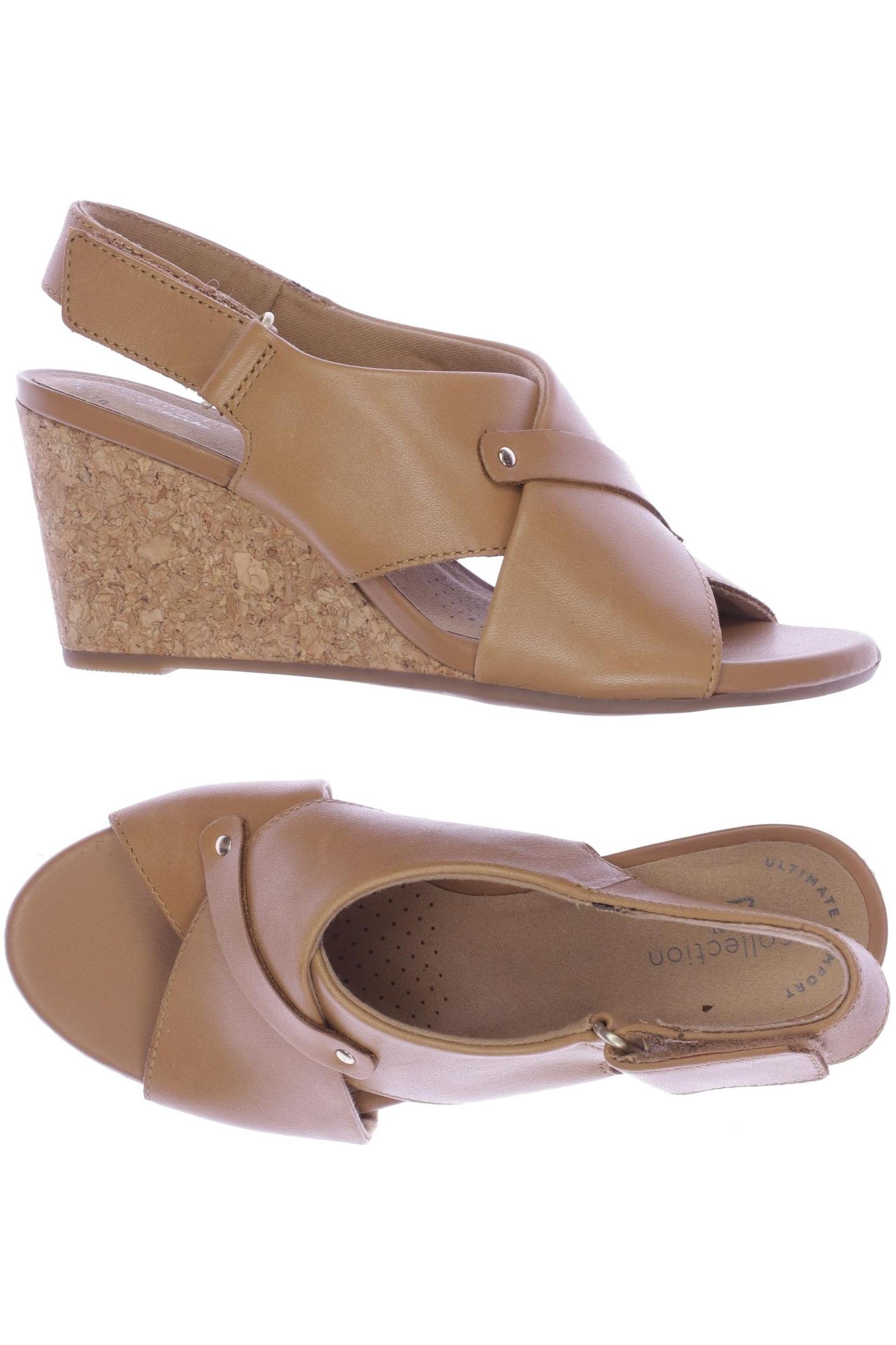 

Clarks Damen Sandale, braun, Gr. 35.5