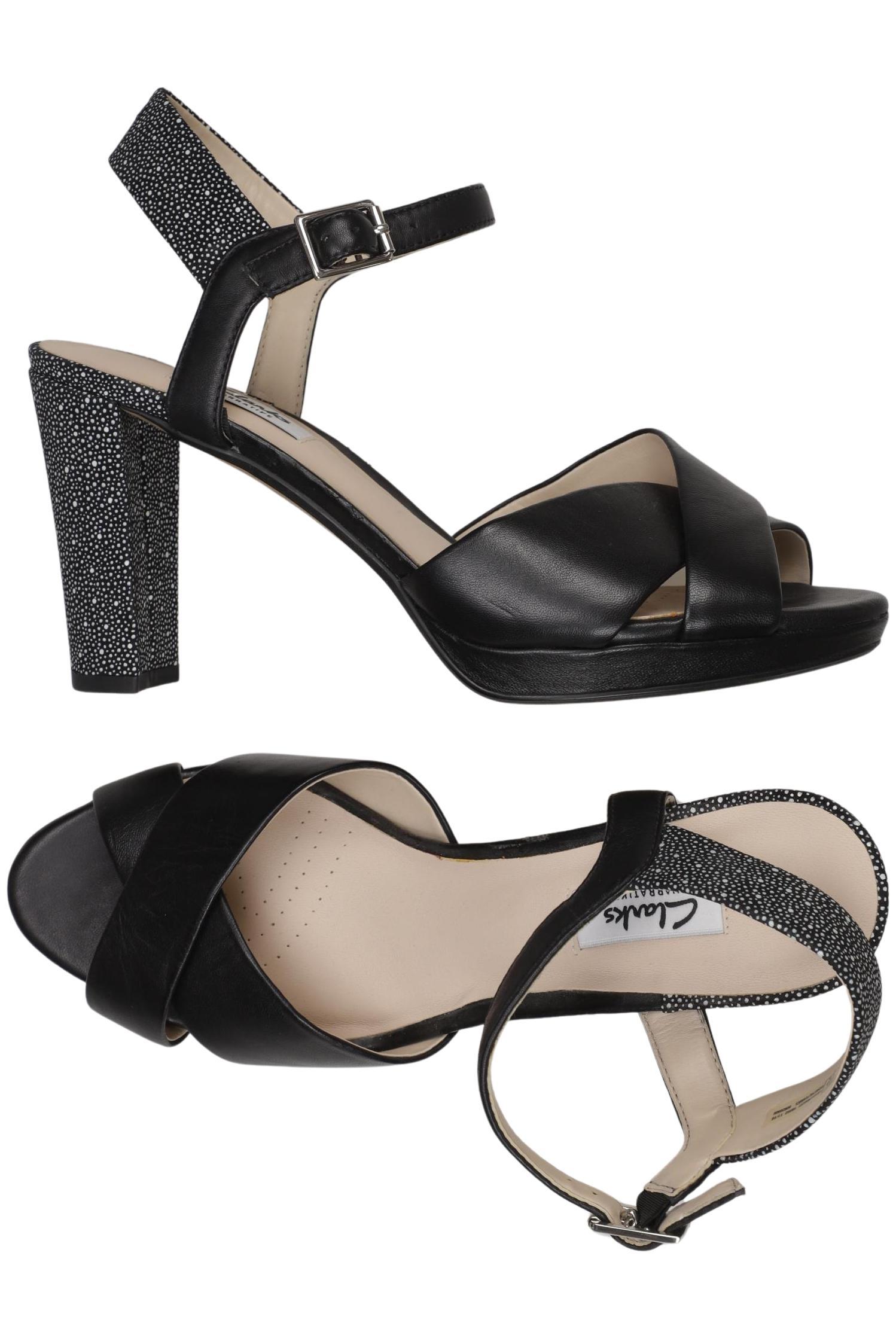 

Clarks Damen Sandale, schwarz, Gr. 6.5