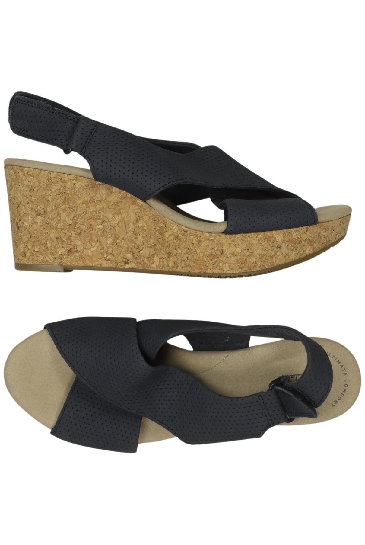 

Clarks Damen Sandale, marineblau, Gr. 39.5