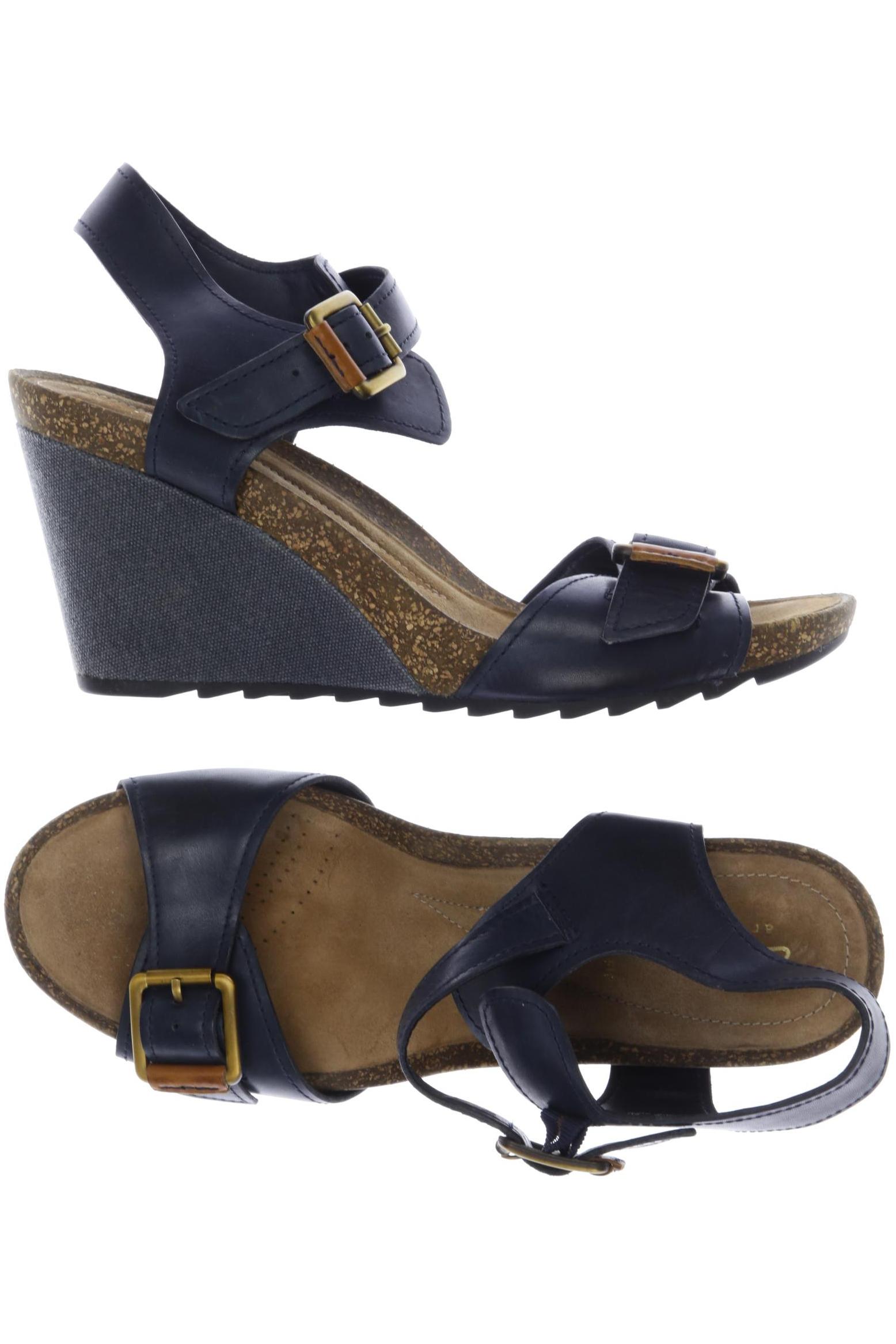 

Clarks Damen Sandale, marineblau, Gr. 42