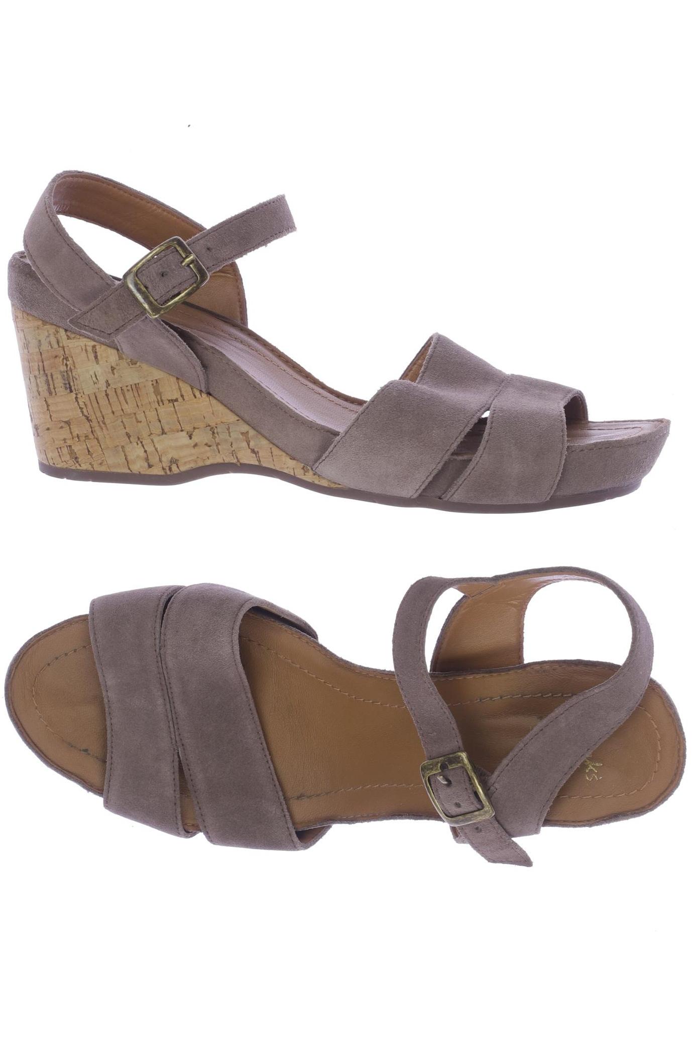 

Clarks Damen Sandale, braun, Gr. 7