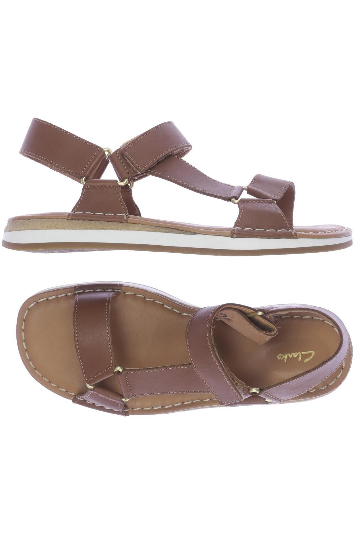 

Clarks Damen Sandale, braun, Gr. 38