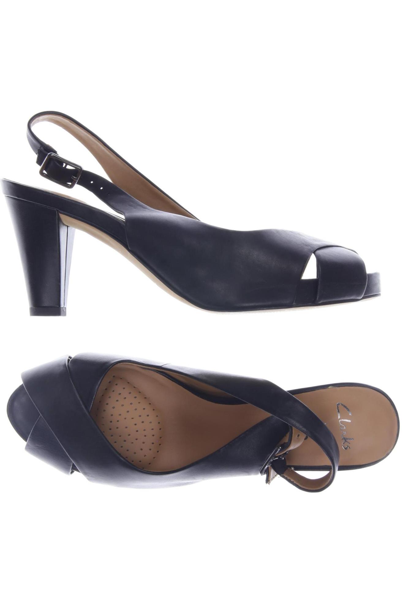

Clarks Damen Sandale, schwarz, Gr. 8