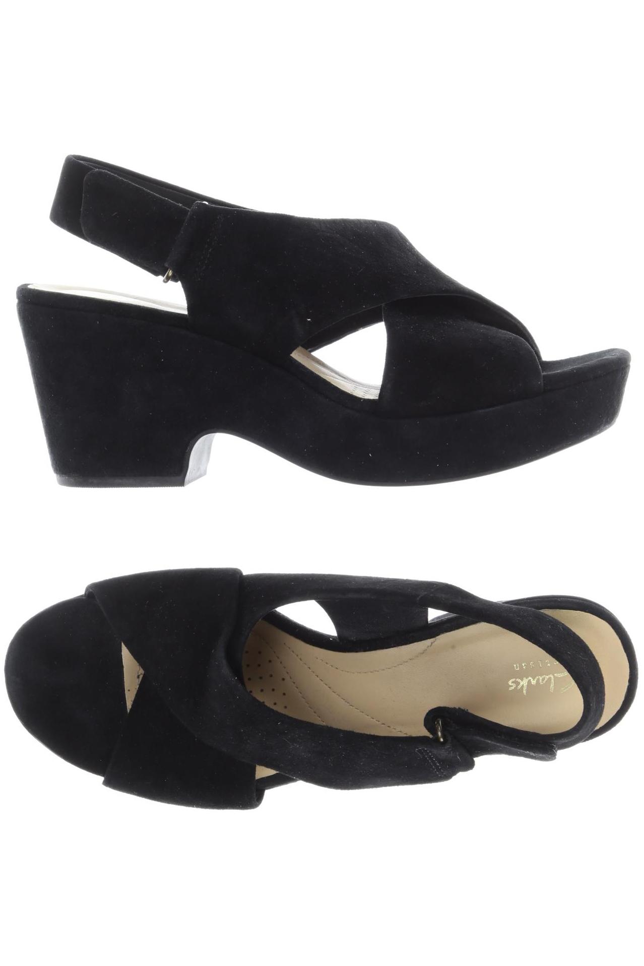 

Clarks Damen Sandale, schwarz, Gr. 38