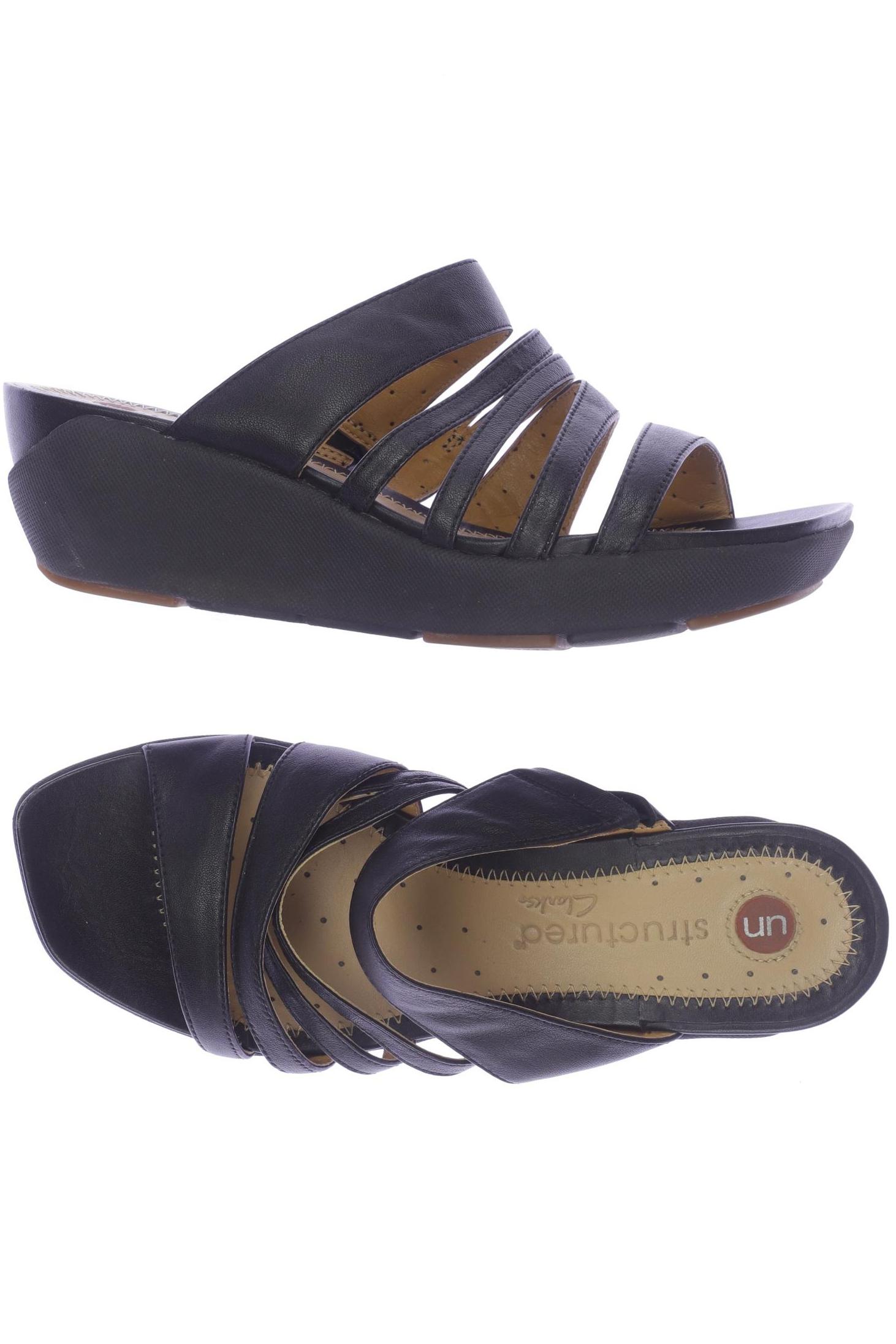 

Clarks Damen Sandale, schwarz, Gr. 4.5