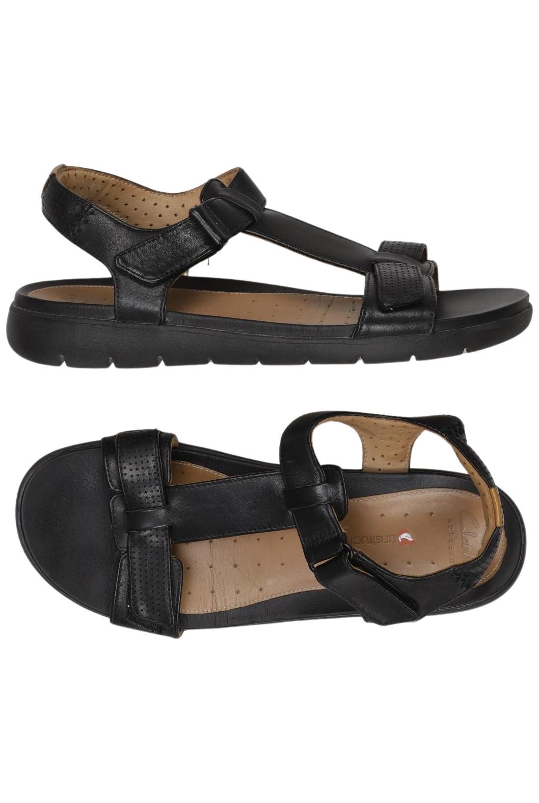

Clarks Damen Sandale, schwarz, Gr. 39.5