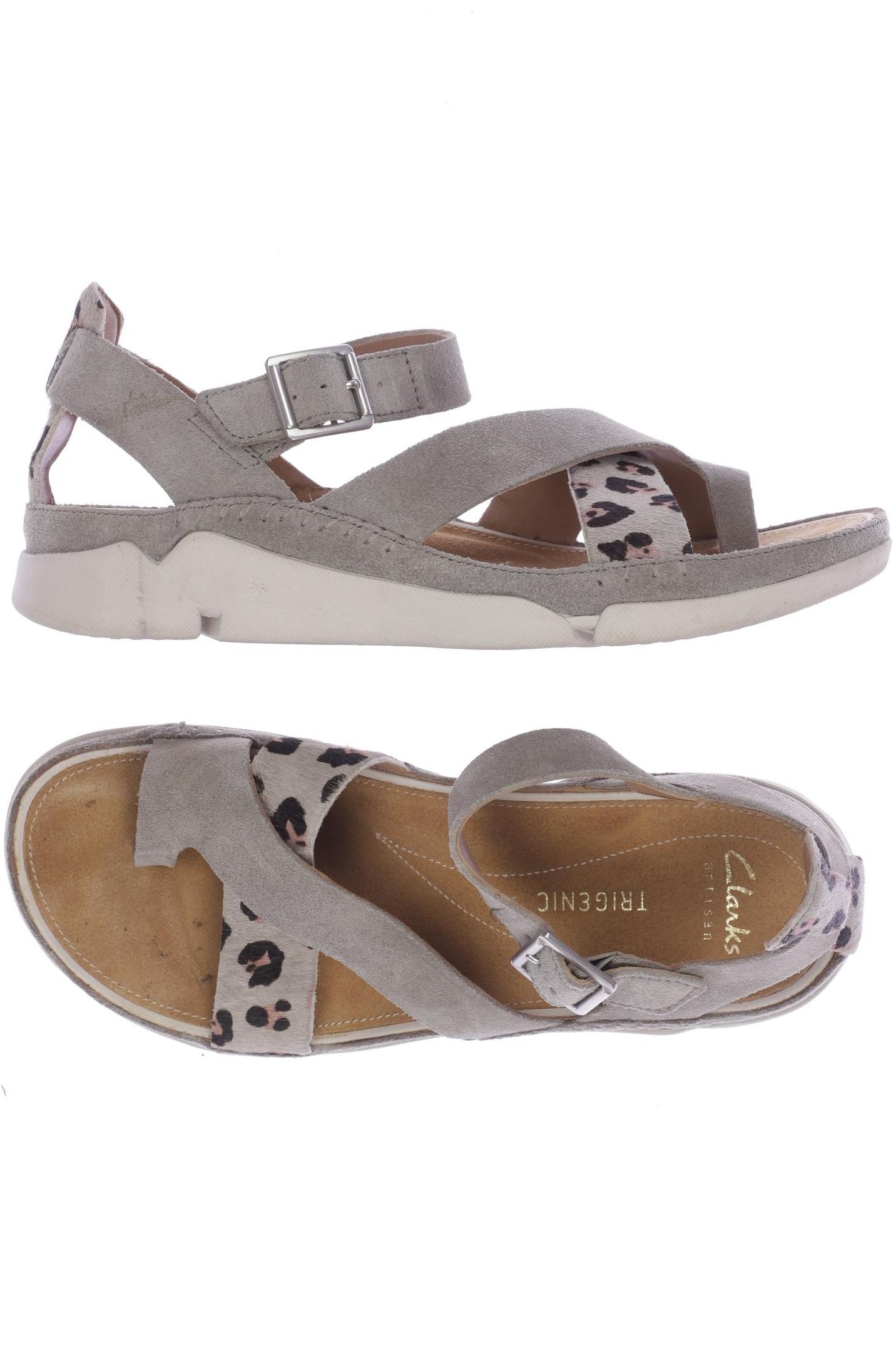 

Clarks Damen Sandale, grau, Gr. 38