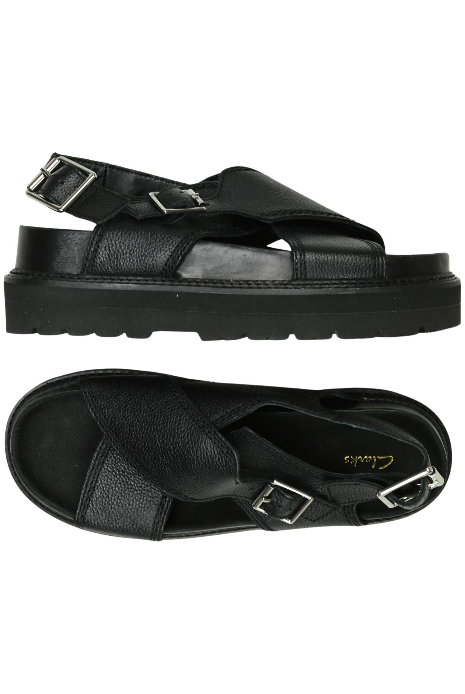 

Clarks Damen Sandale, schwarz, Gr. 40