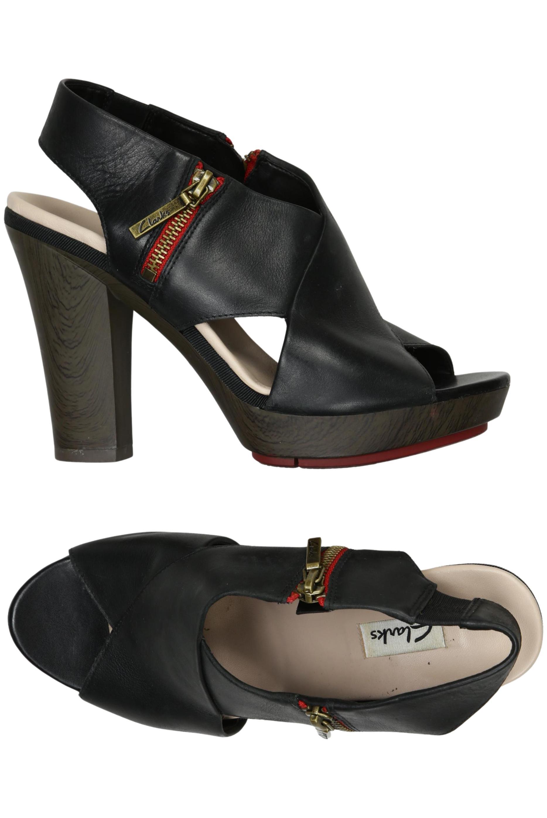 

Clarks Damen Sandale, schwarz, Gr. 5
