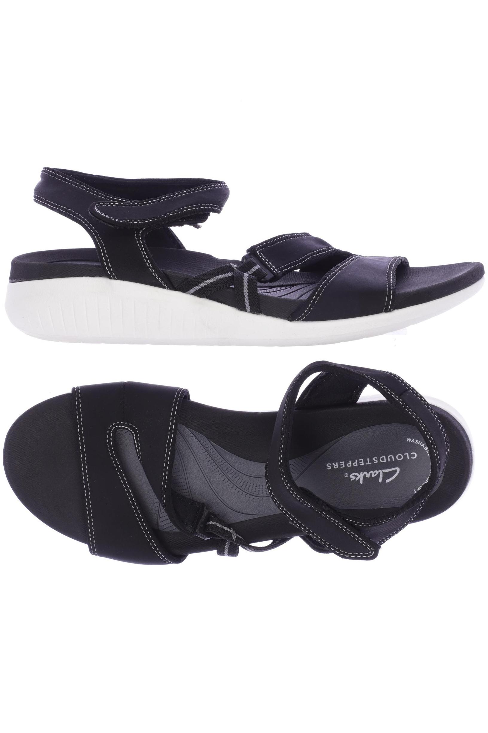 

Clarks Damen Sandale, schwarz, Gr. 40