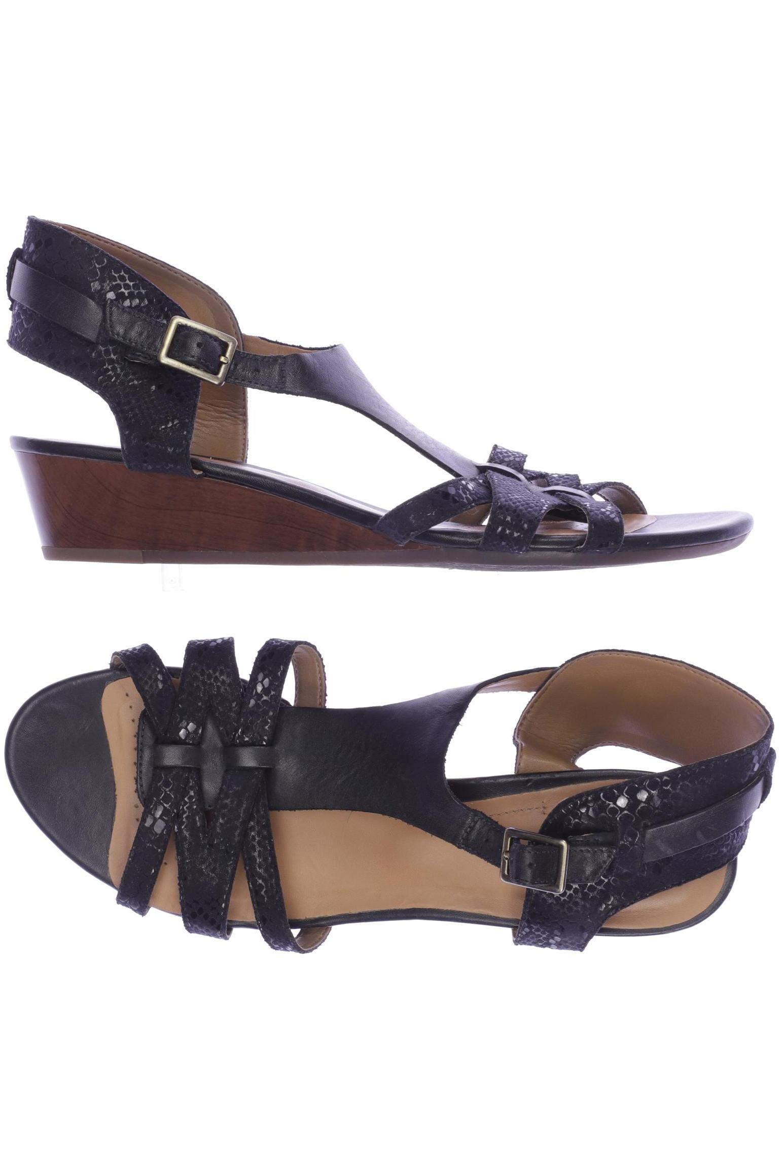 

Clarks Damen Sandale, schwarz, Gr. 8