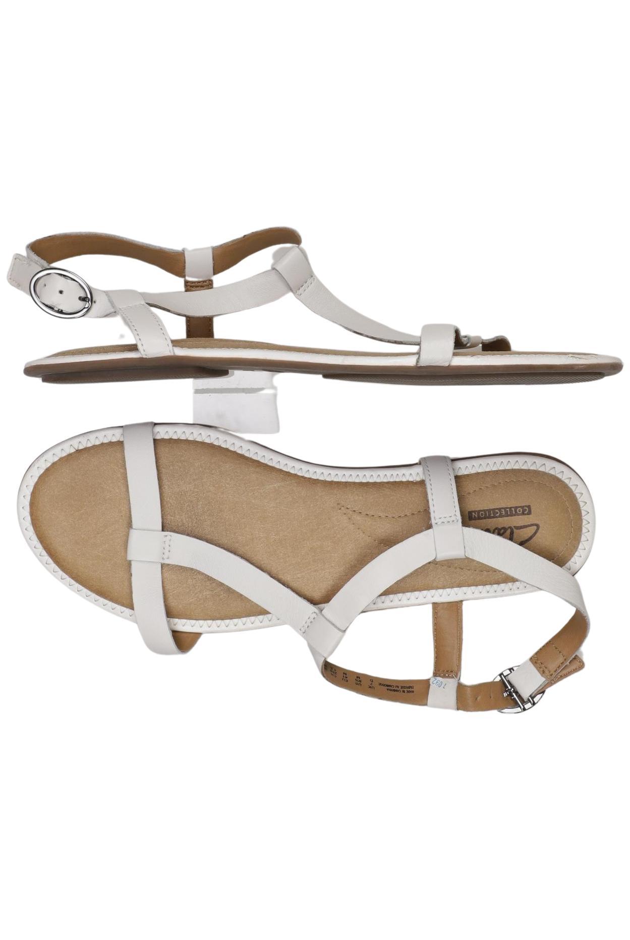

Clarks Damen Sandale, weiß, Gr. 41