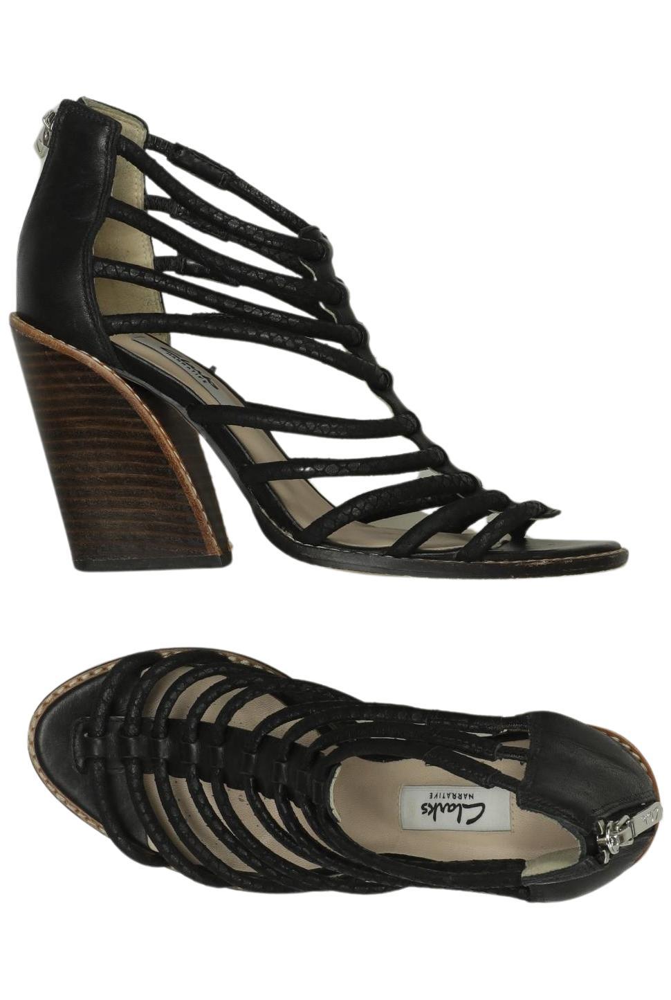 

Clarks Damen Sandale, schwarz, Gr. 4.5