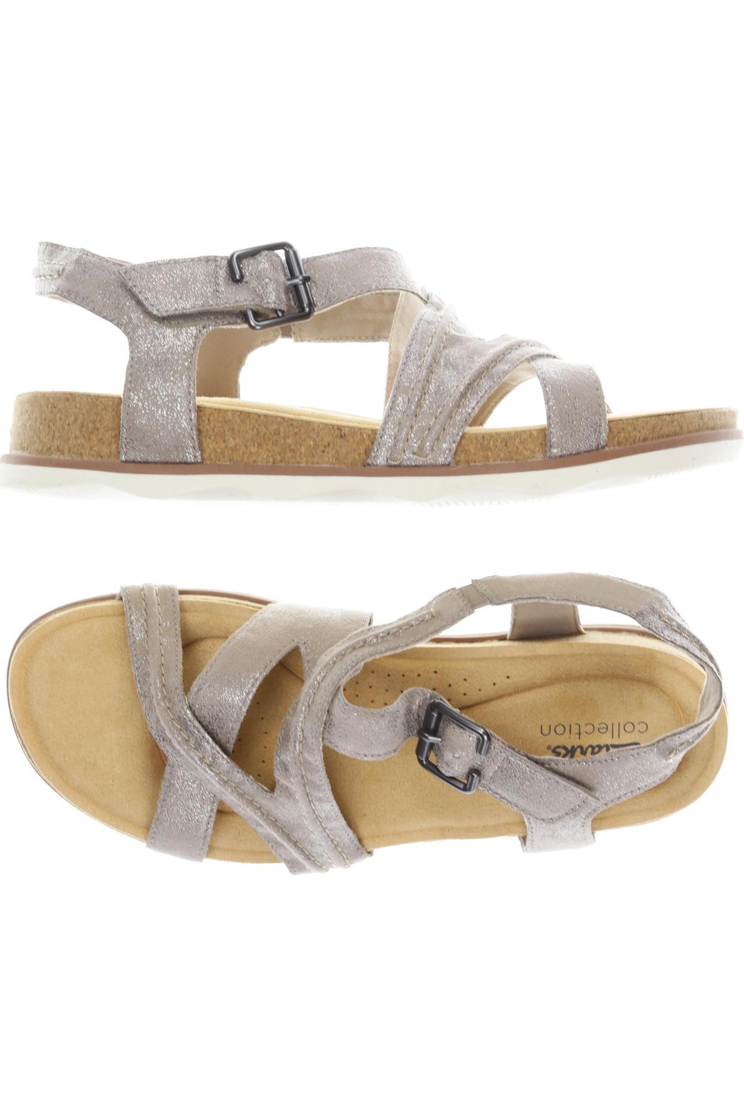 

Clarks Damen Sandale, beige, Gr. 41