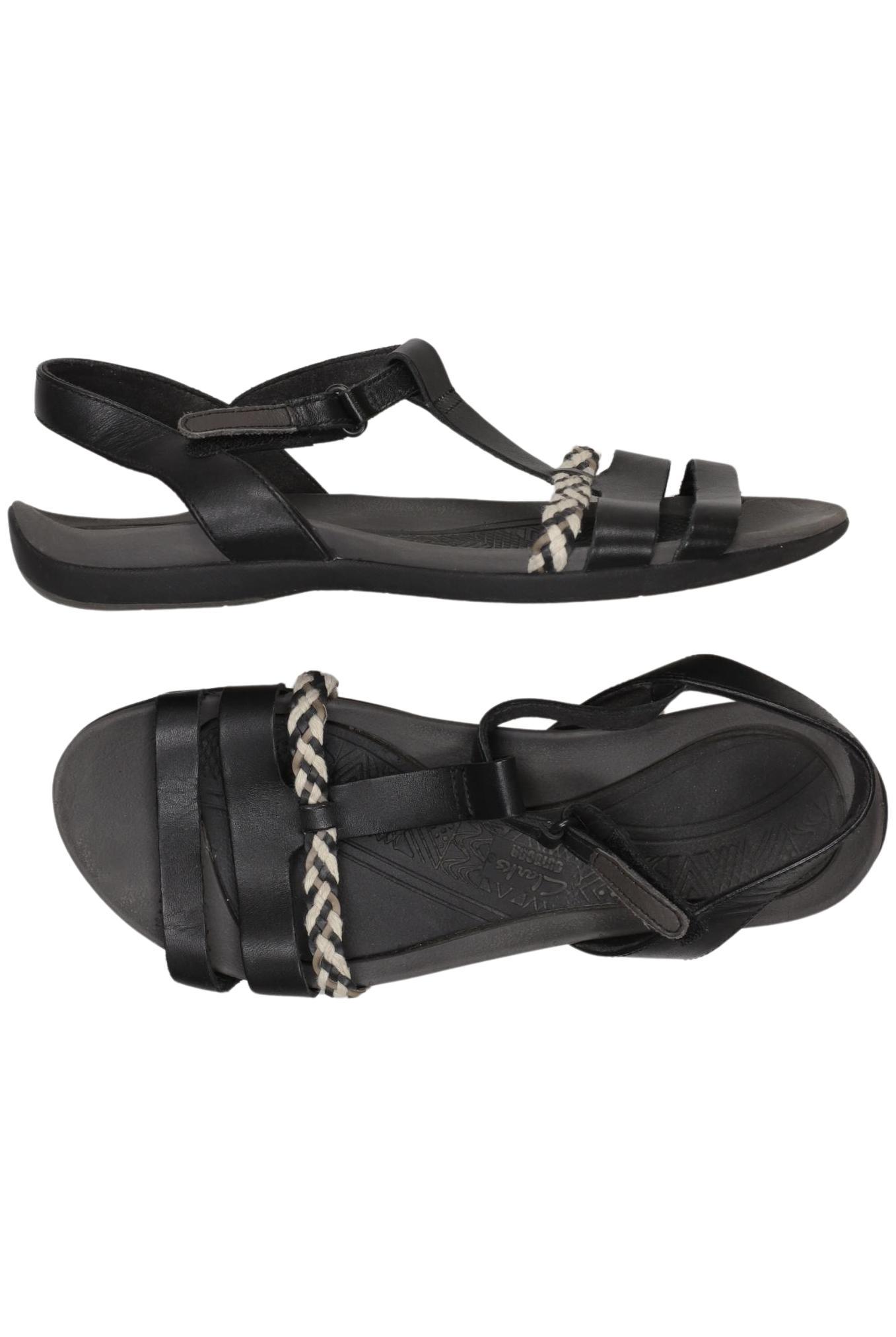 

Clarks Damen Sandale, schwarz, Gr. 36