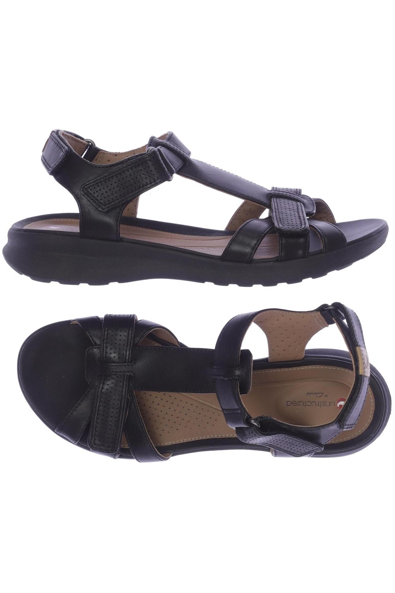 

Clarks Damen Sandale, schwarz, Gr. 38