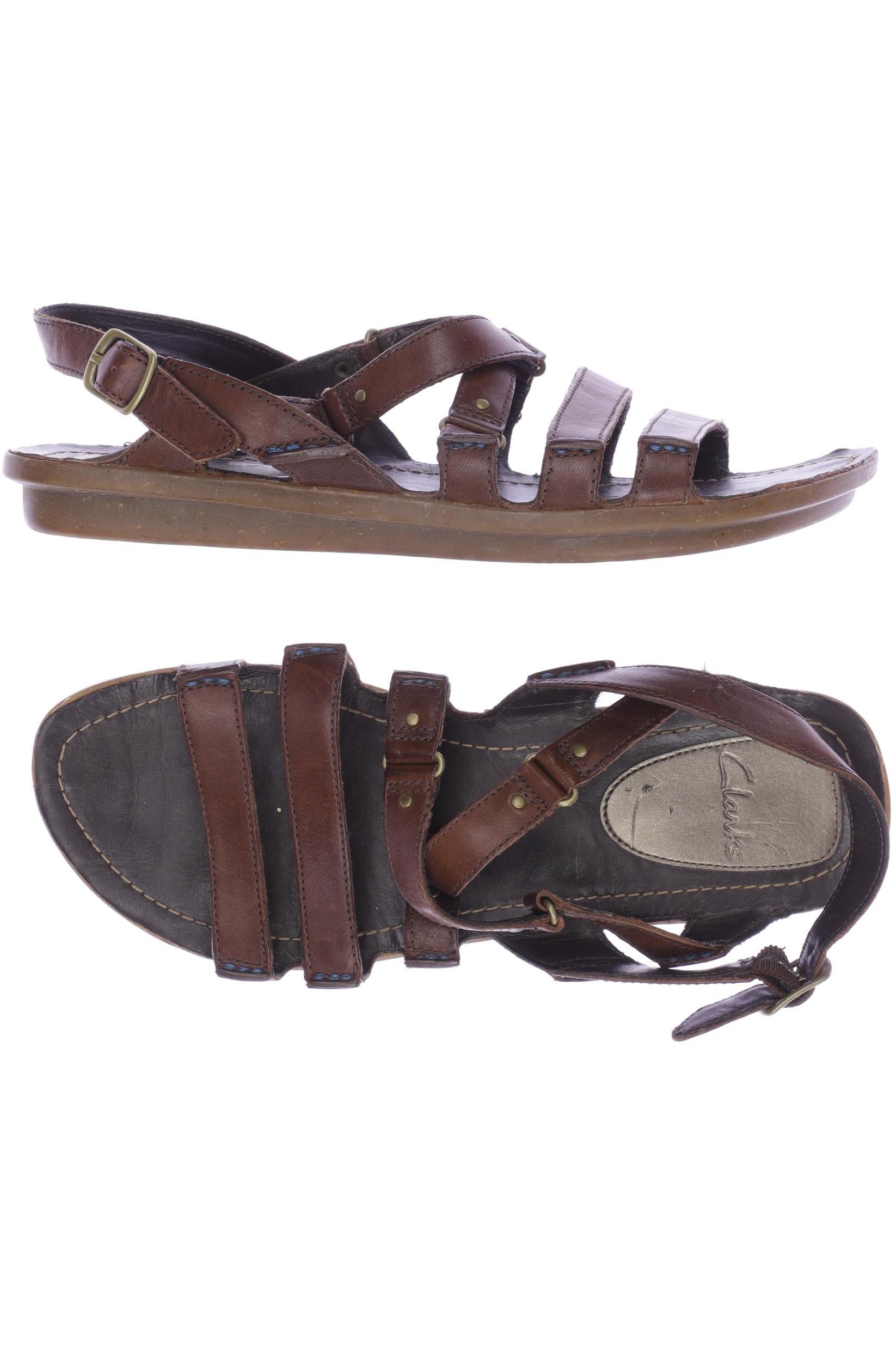

Clarks Damen Sandale, braun, Gr. 5.5