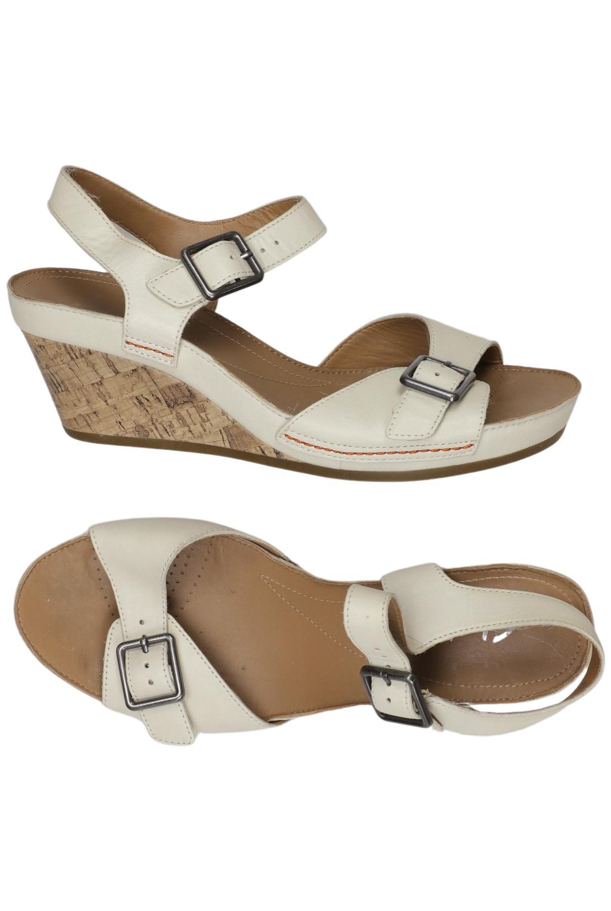 

Clarks Damen Sandale, cremeweiß, Gr. 5