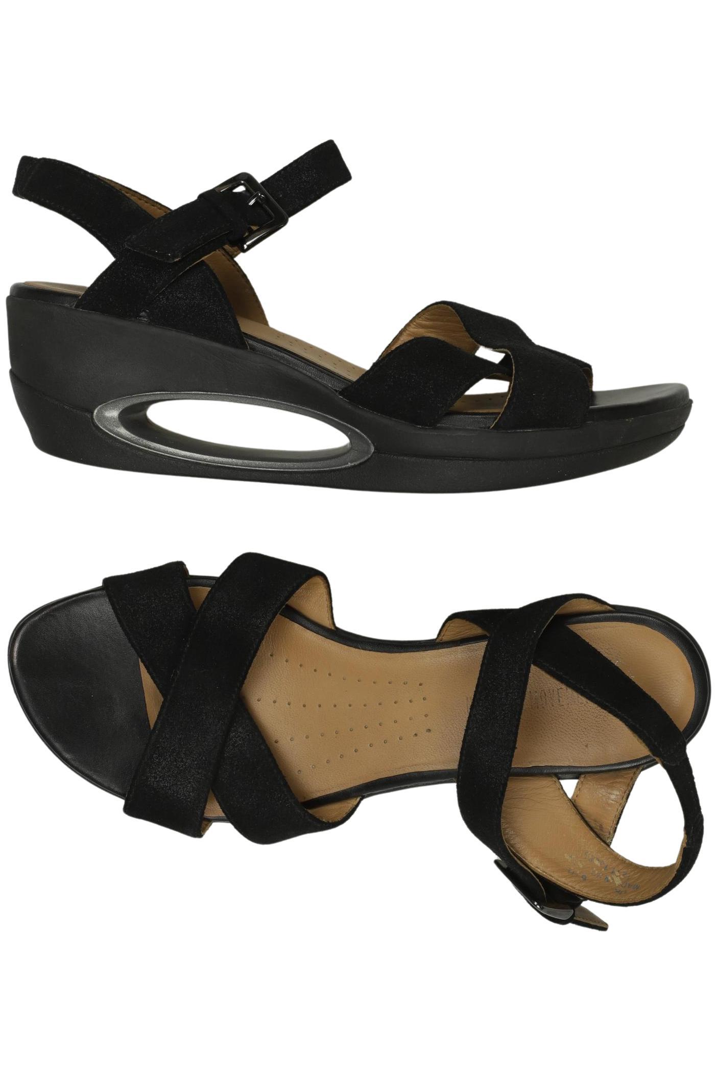 

Clarks Damen Sandale, schwarz, Gr. 6.5