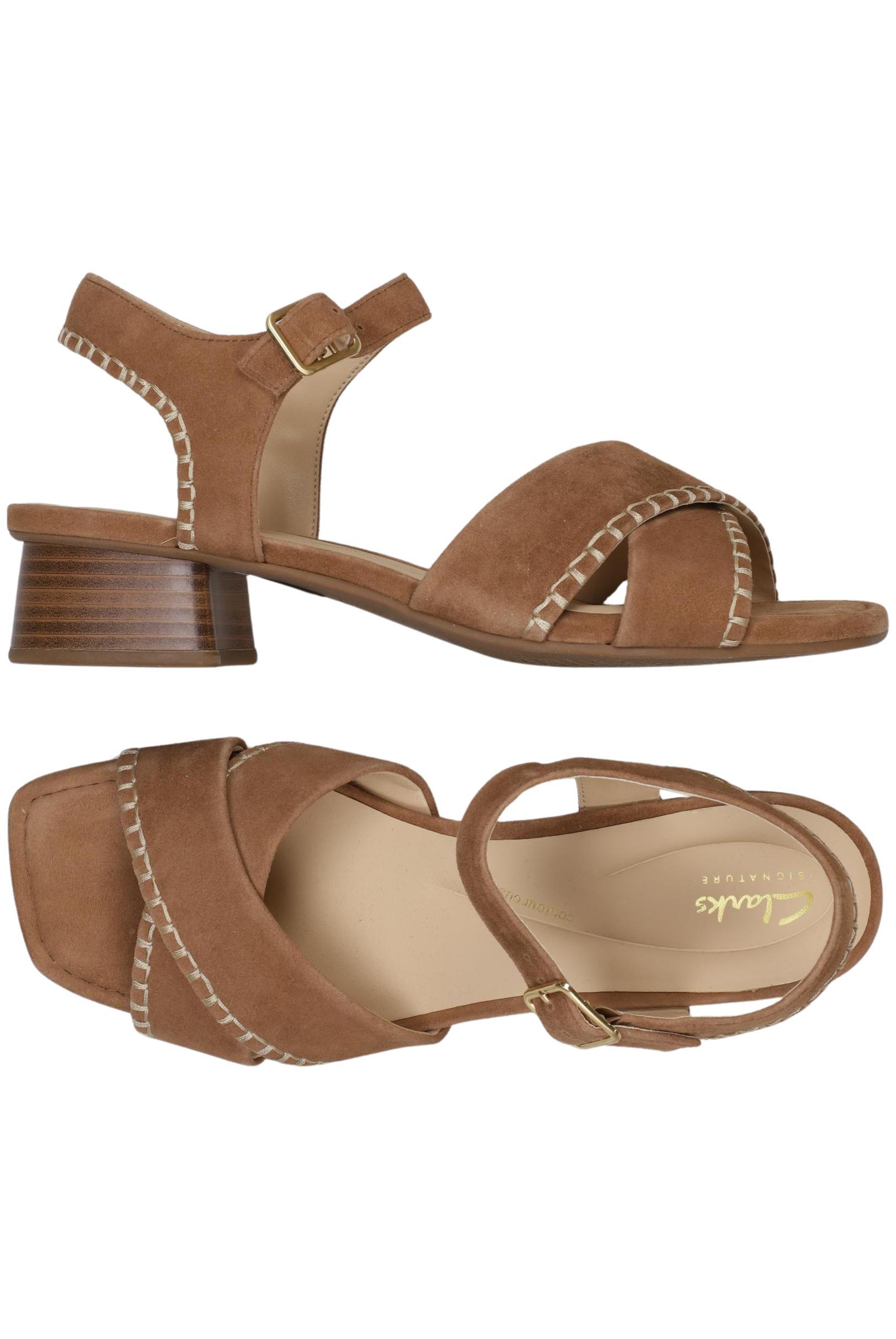 

Clarks Damen Sandale, braun, Gr. 6.5