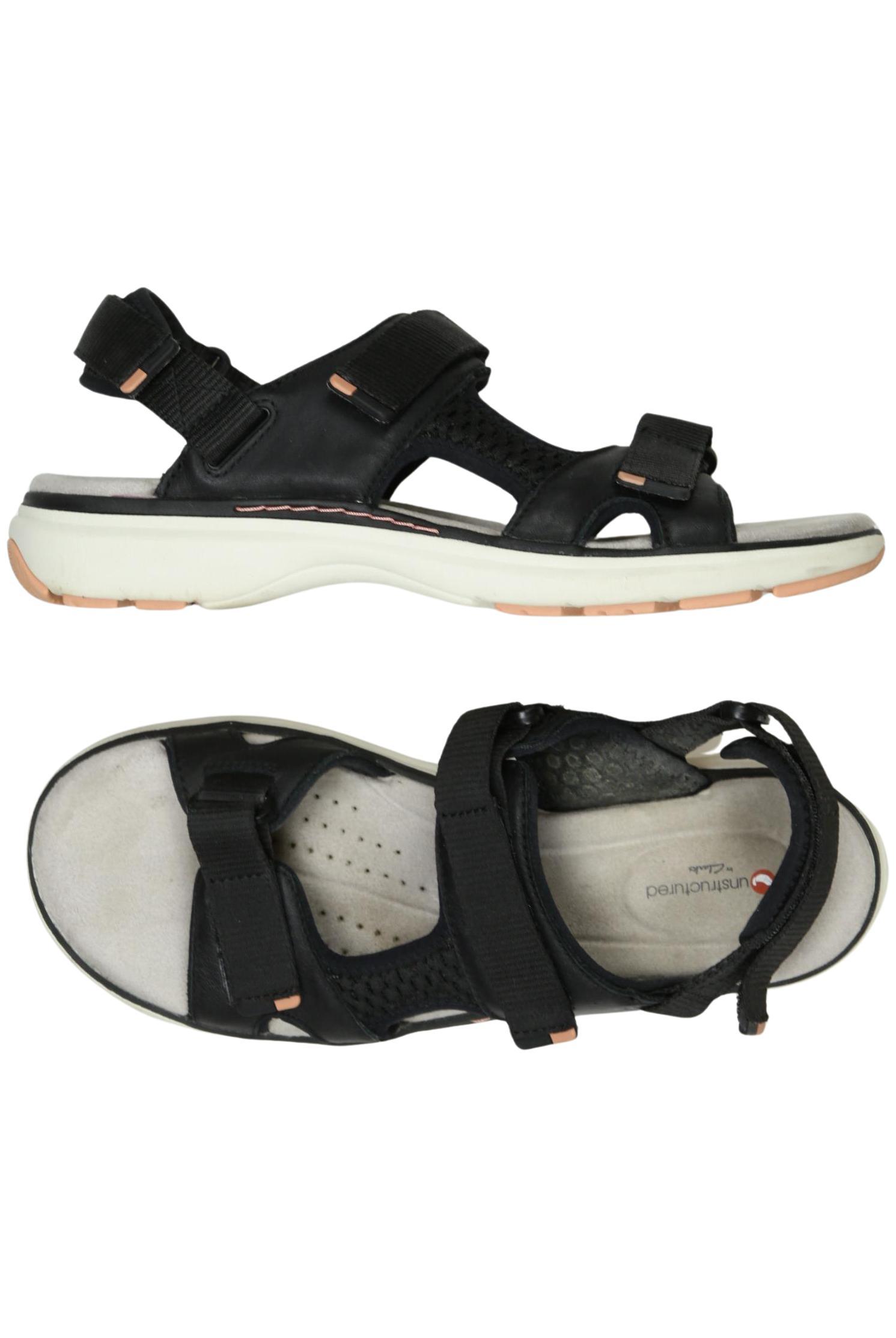

Clarks Damen Sandale, schwarz, Gr. 41
