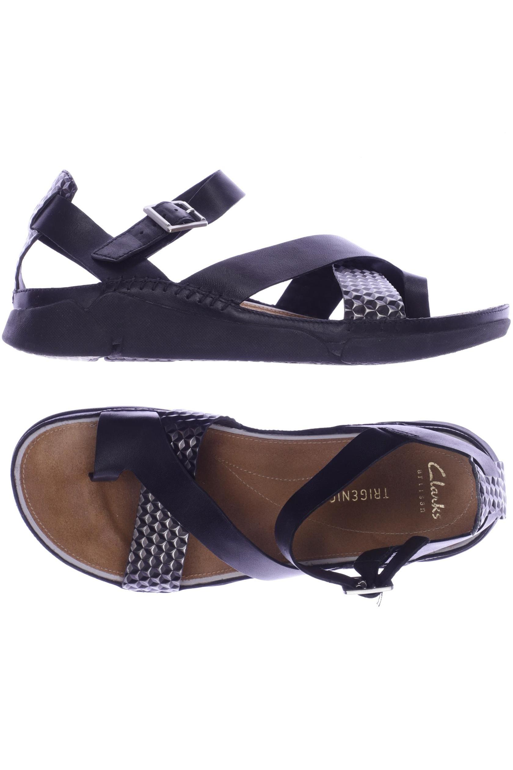 

Clarks Damen Sandale, schwarz, Gr. 41