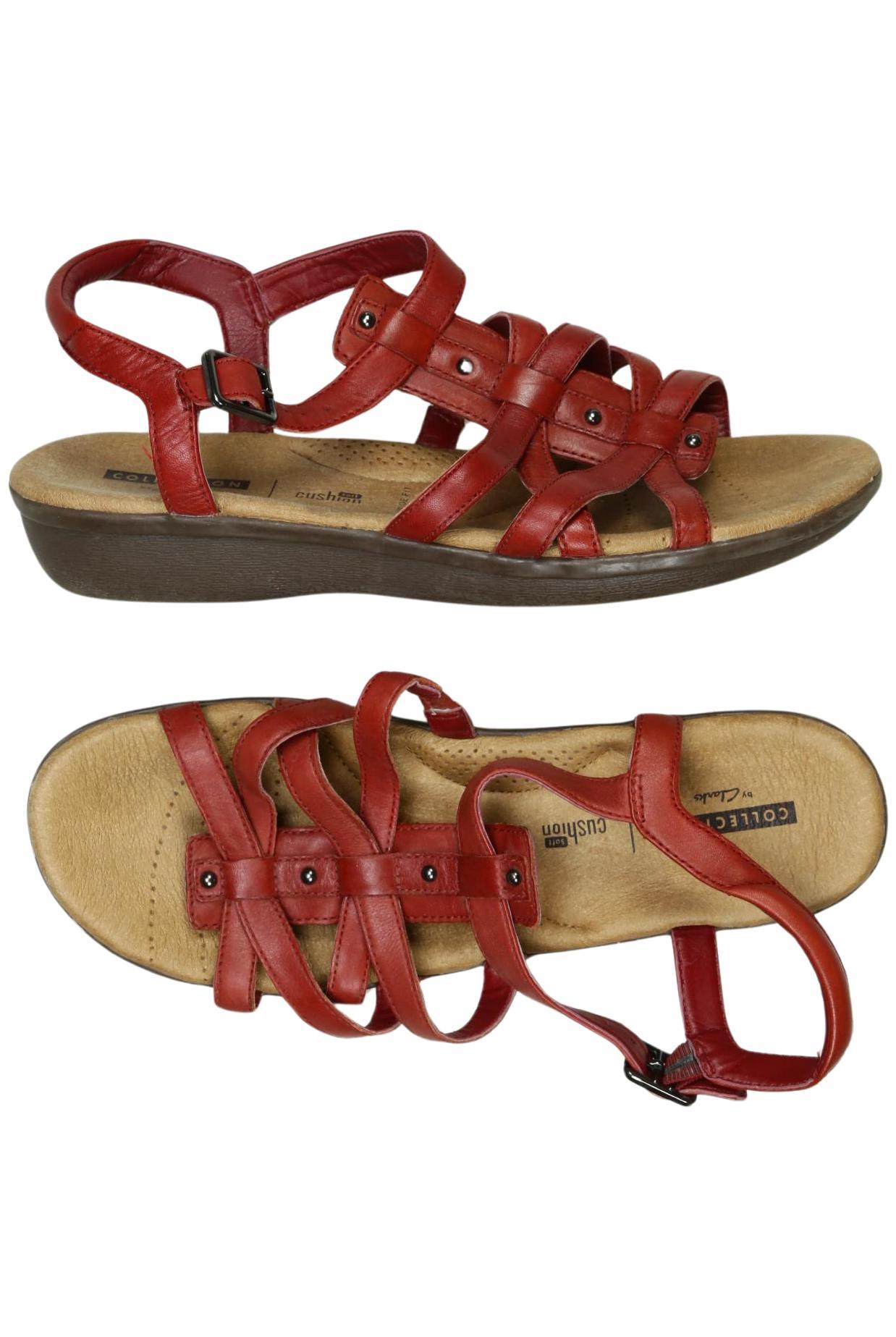 

Clarks Damen Sandale, rot, Gr. 38