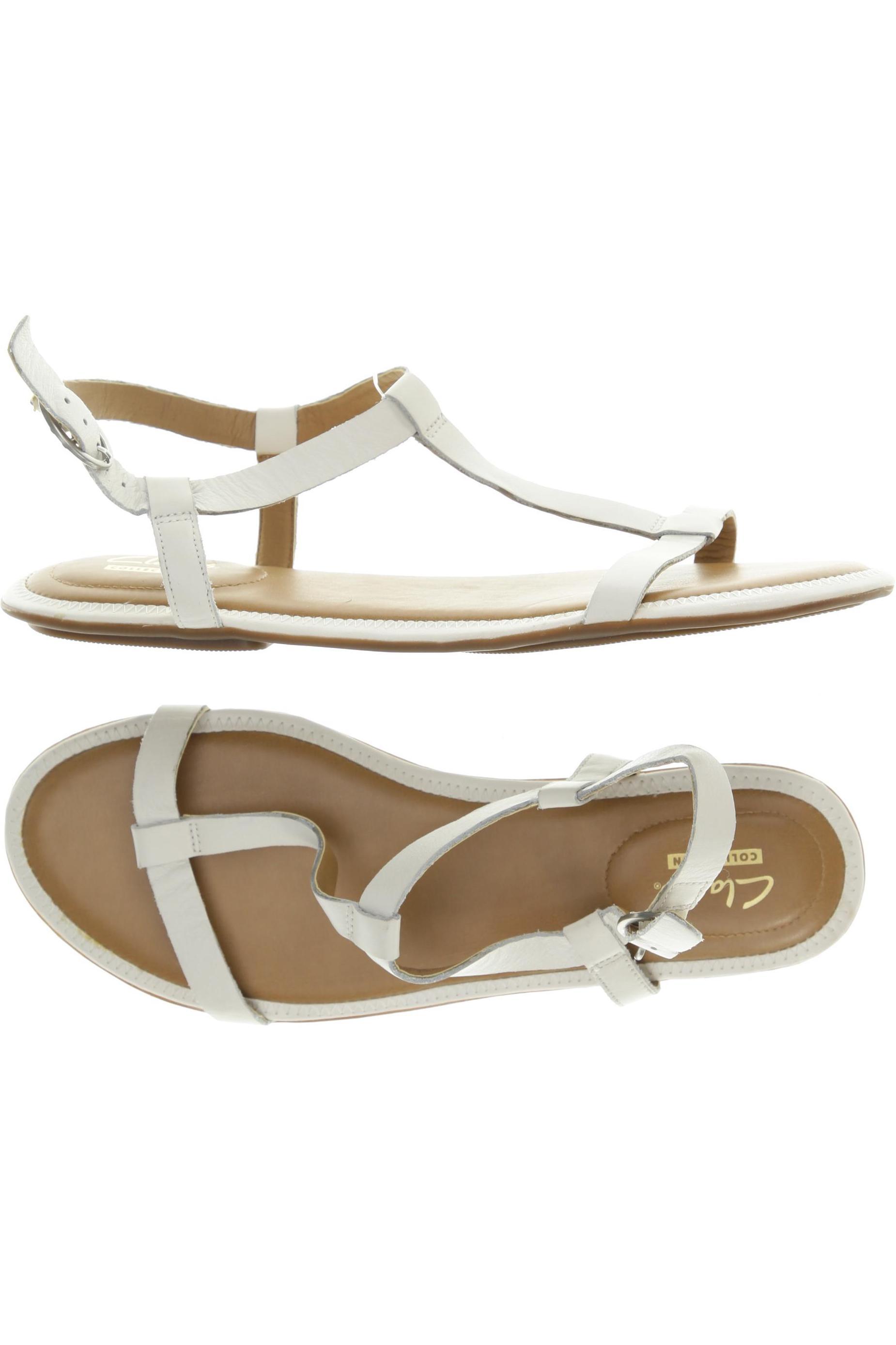 

Clarks Damen Sandale, weiß, Gr. 8
