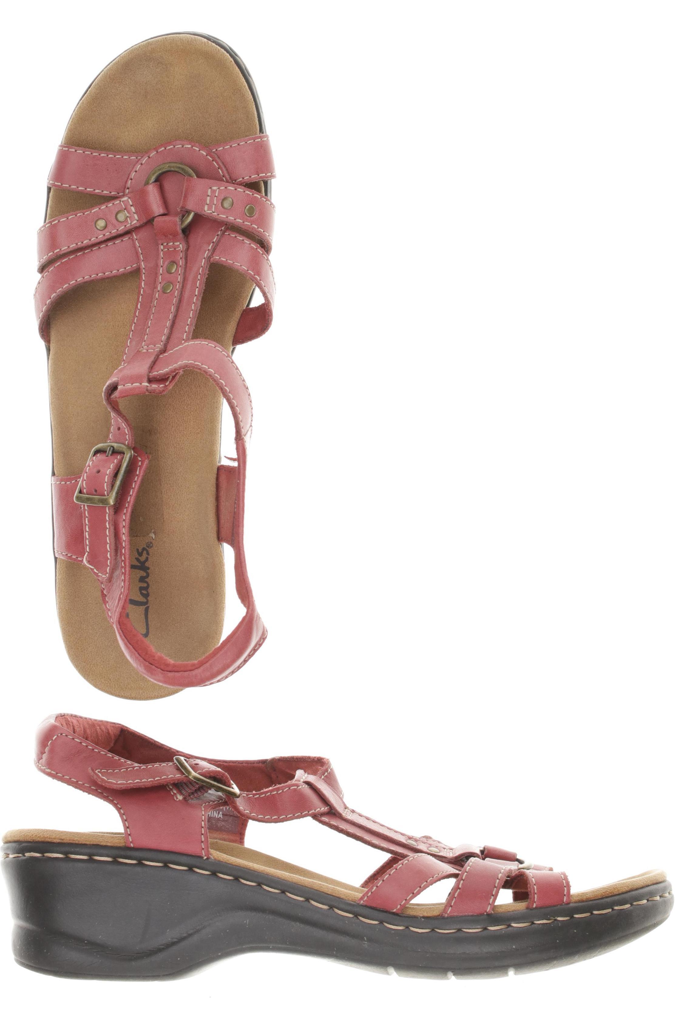 

Clarks Damen Sandale, rot, Gr. 8