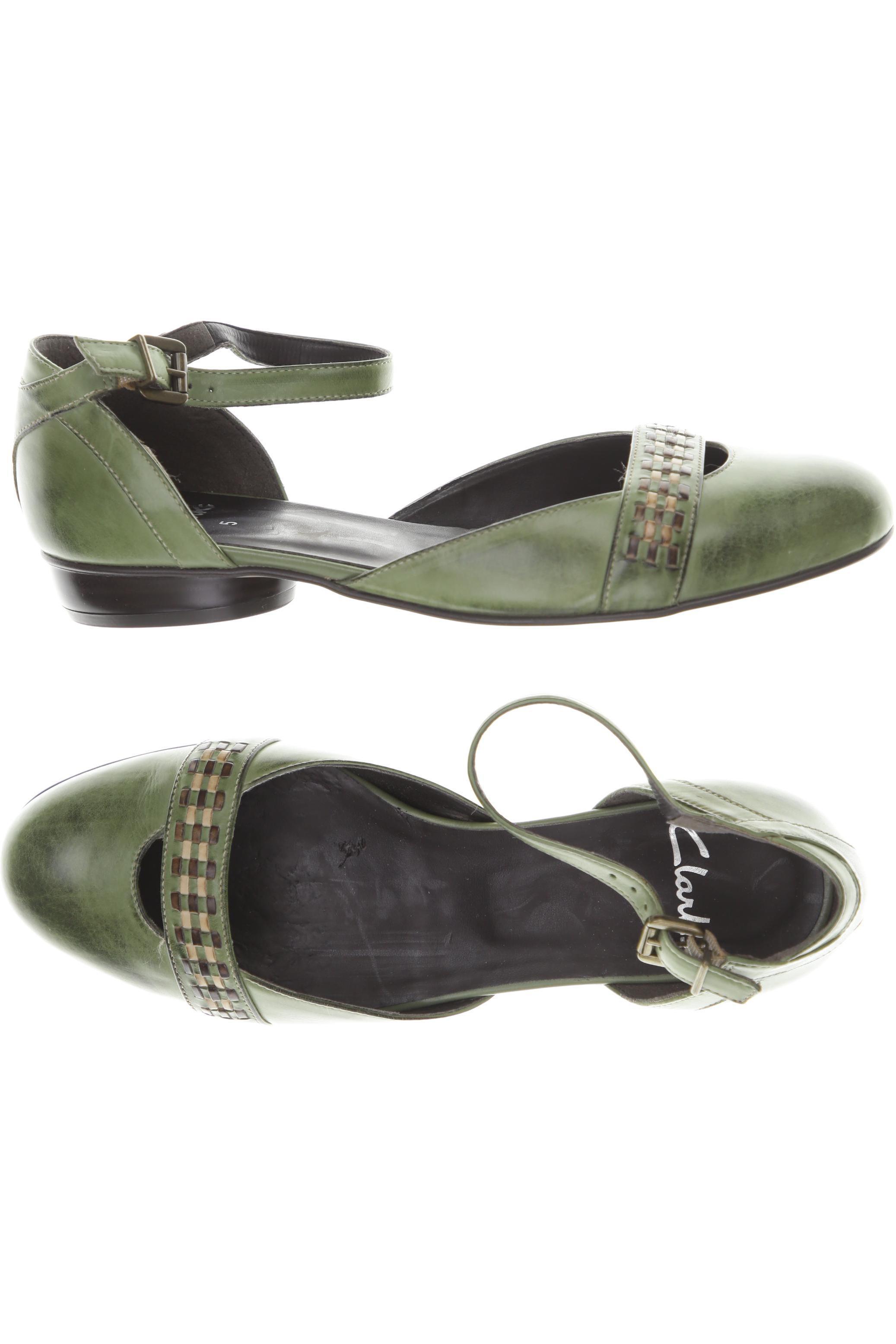 

Clarks Damen Halbschuh, grün, Gr. 5