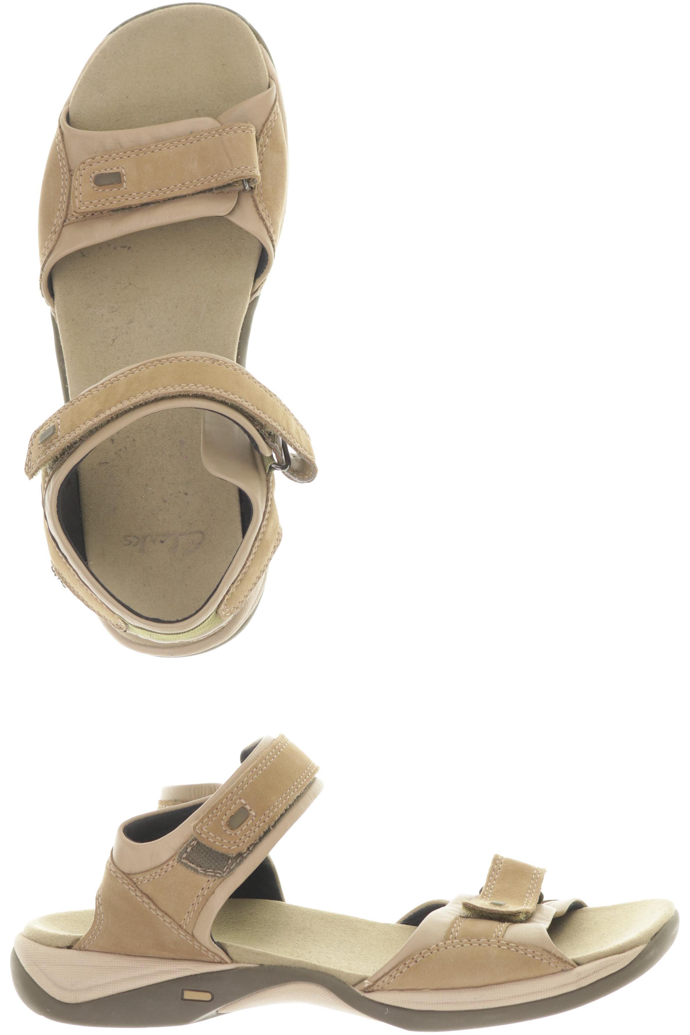 

Clarks Damen Sandale, braun, Gr. 7