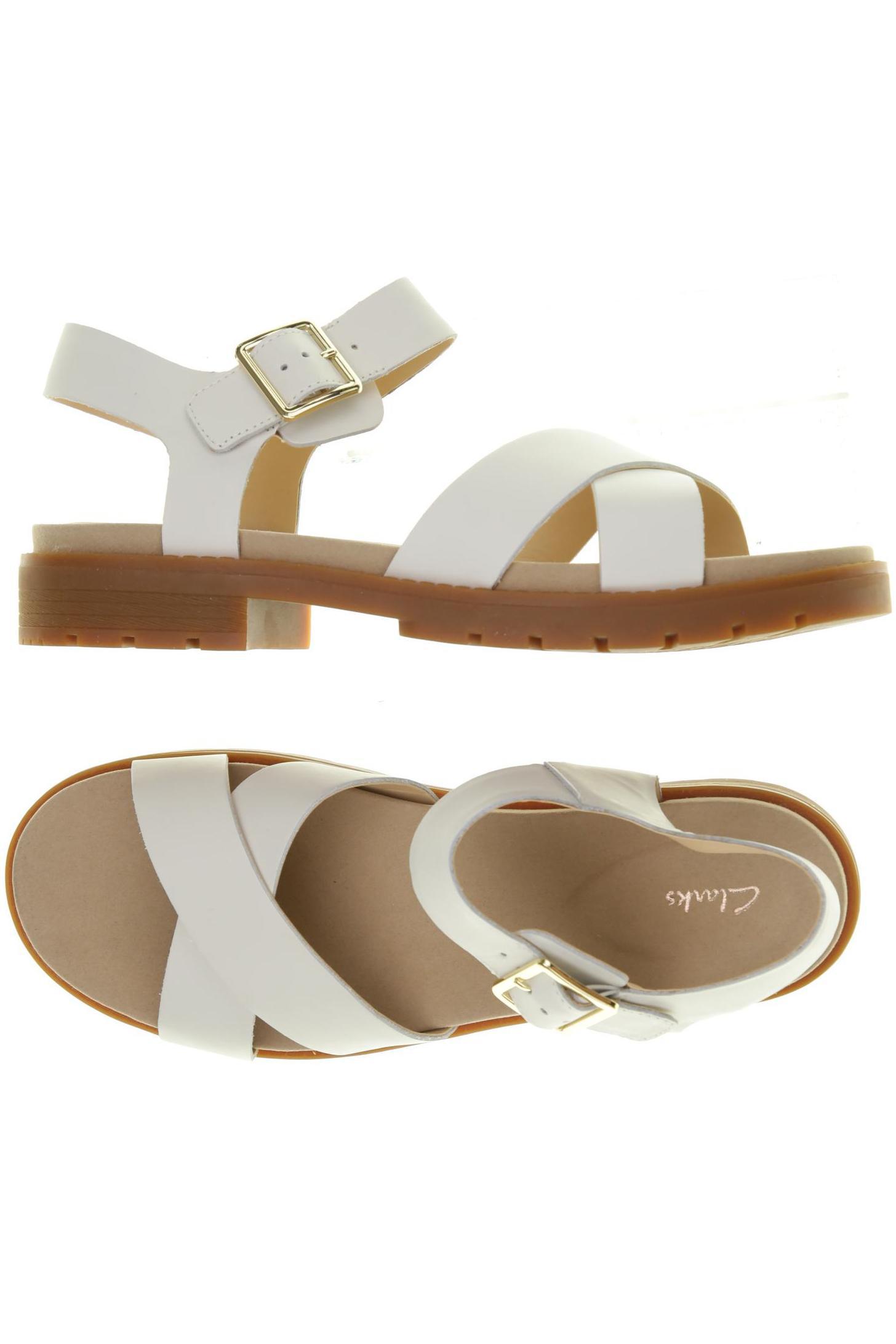 

Clarks Damen Sandale, weiß, Gr. 41