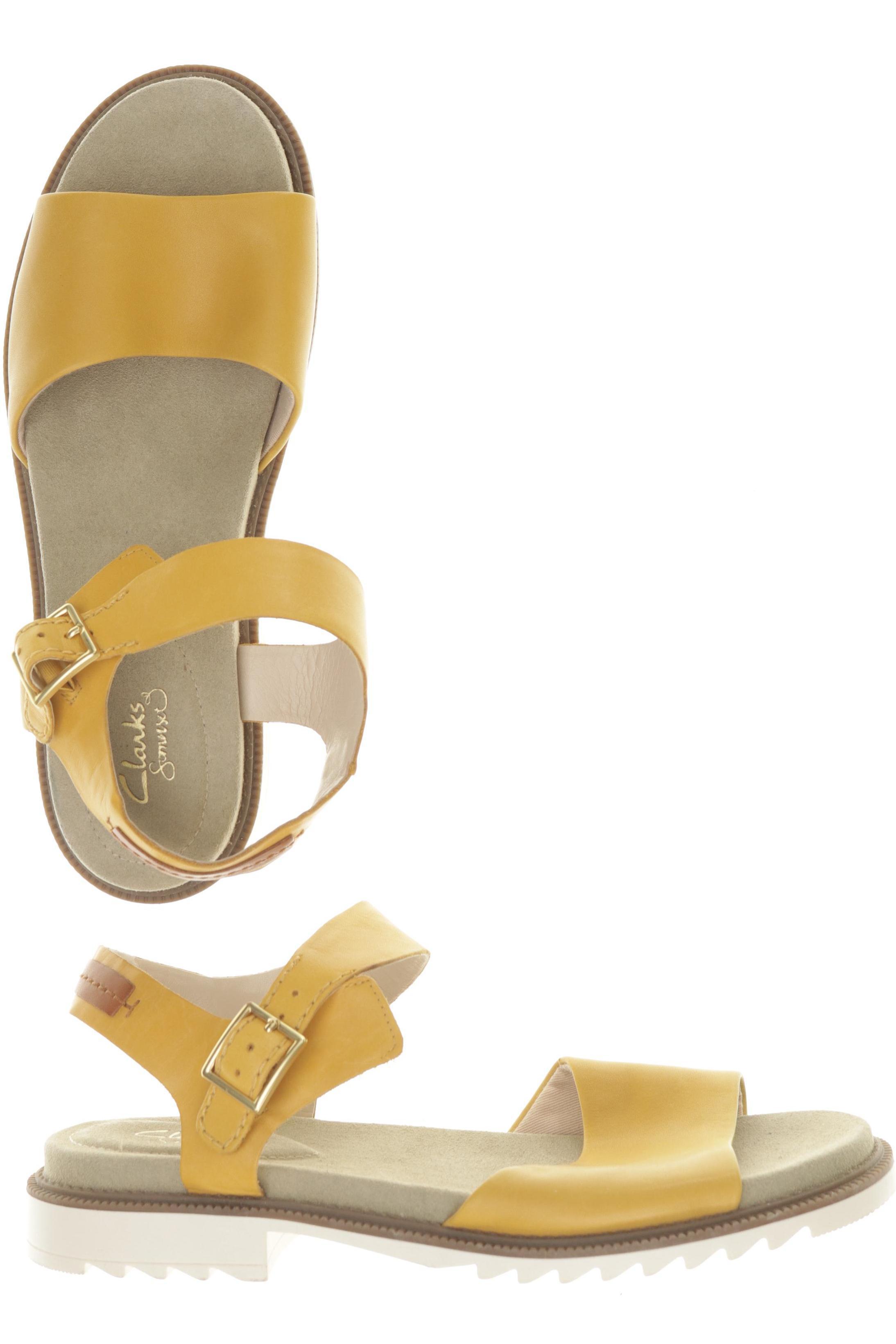 

Clarks Damen Sandale, gelb, Gr. 41