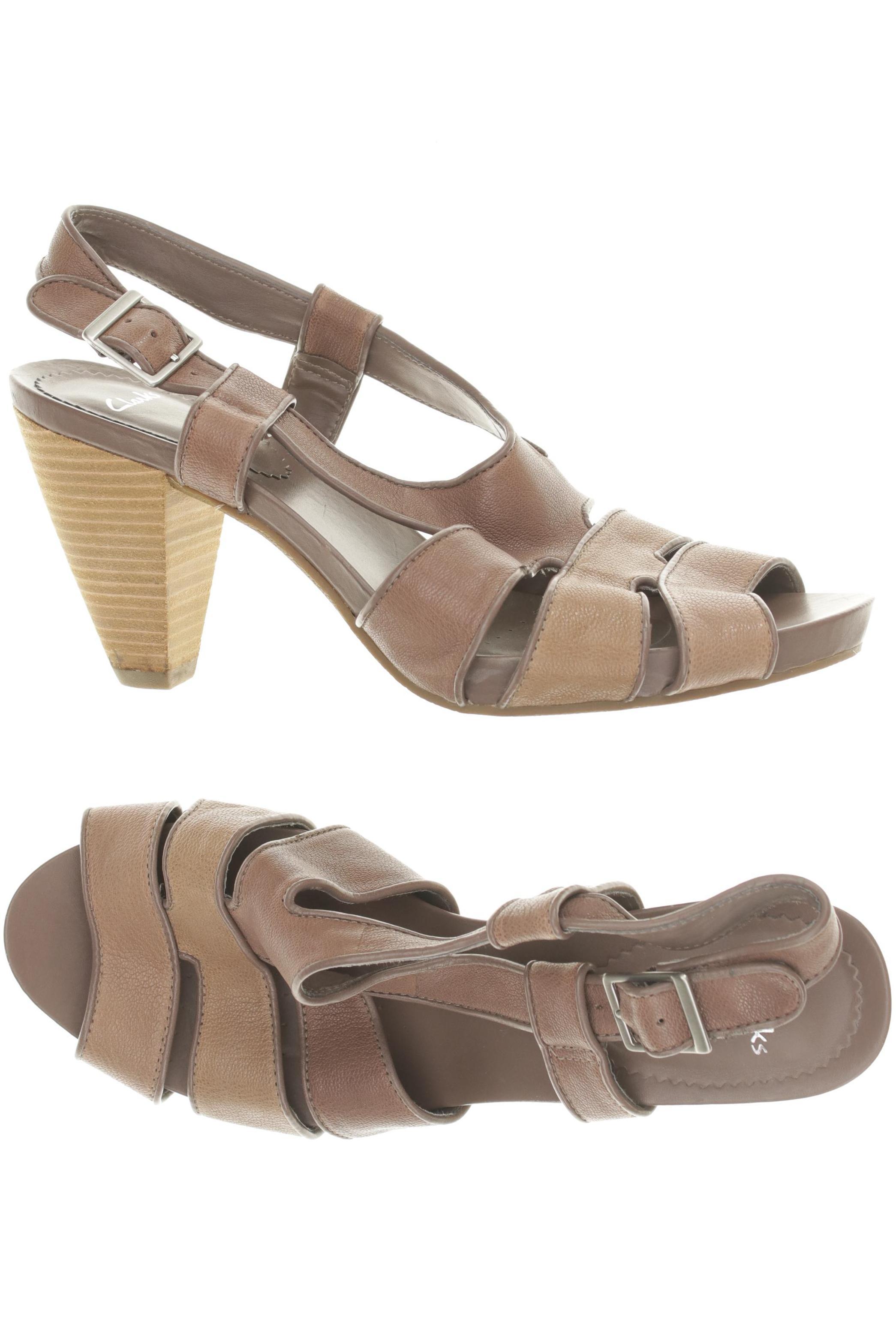 

Clarks Damen Sandale, braun, Gr. 7.5