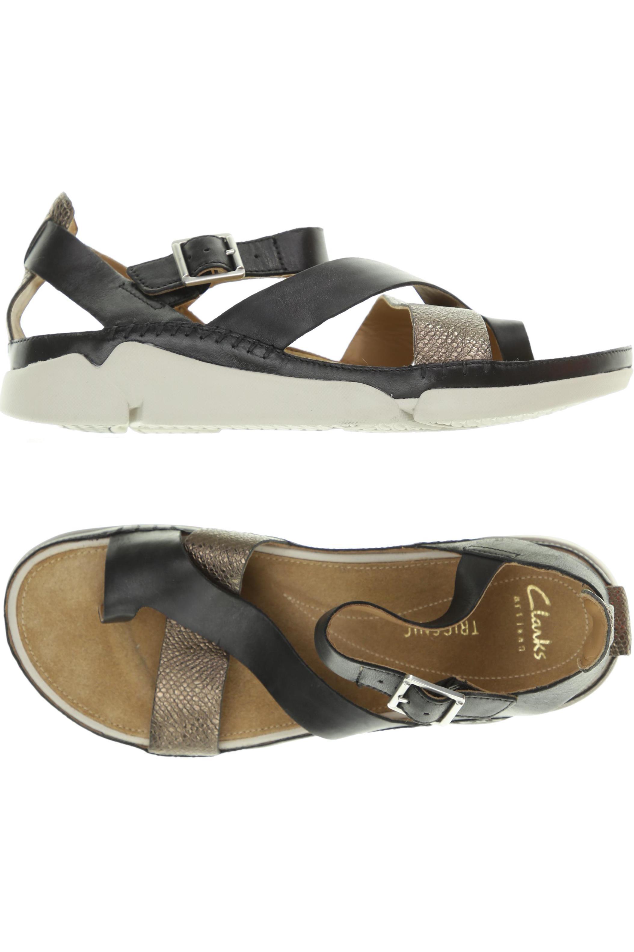 

Clarks Damen Sandale, schwarz, Gr. 40