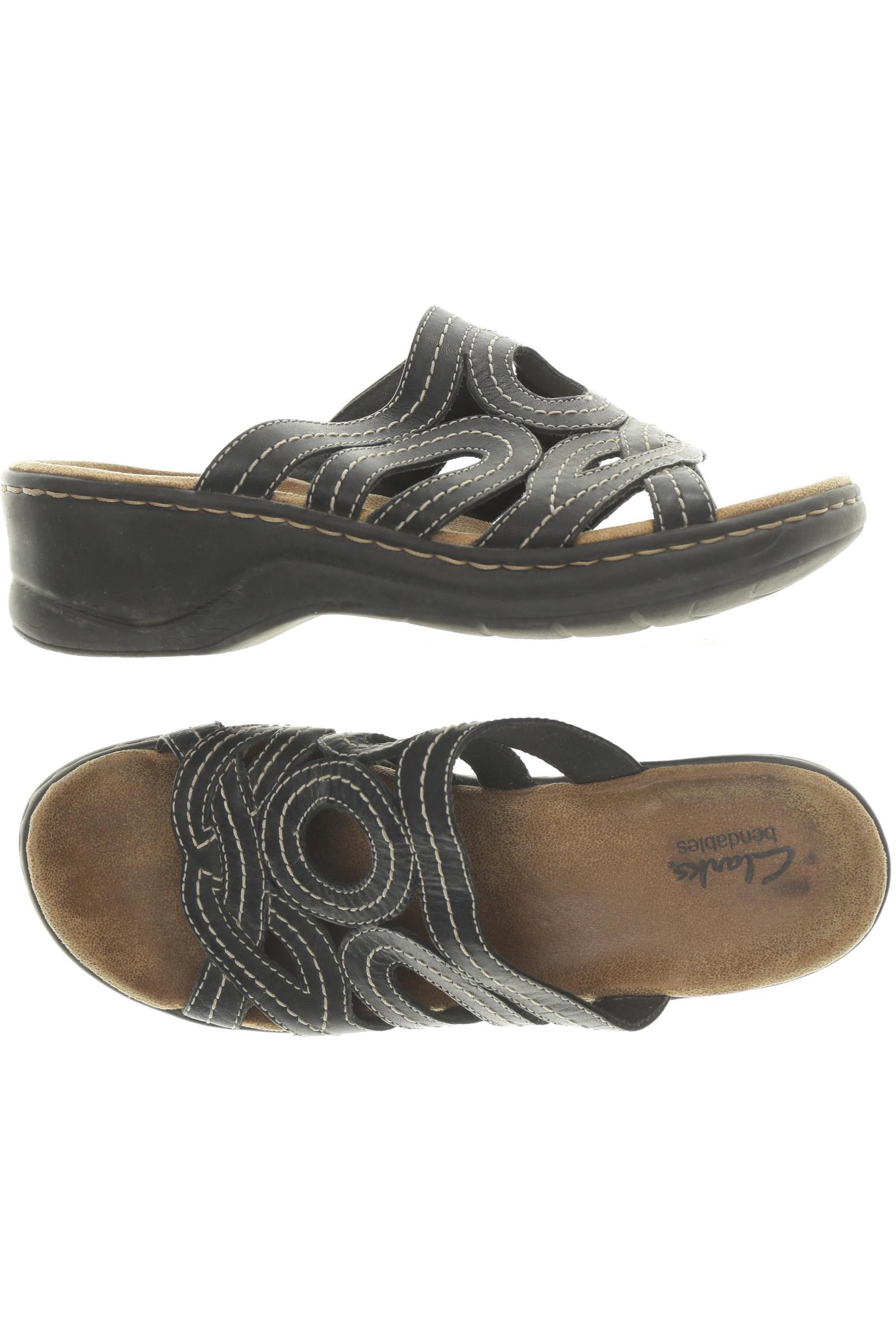

Clarks Damen Sandale, schwarz, Gr. 9