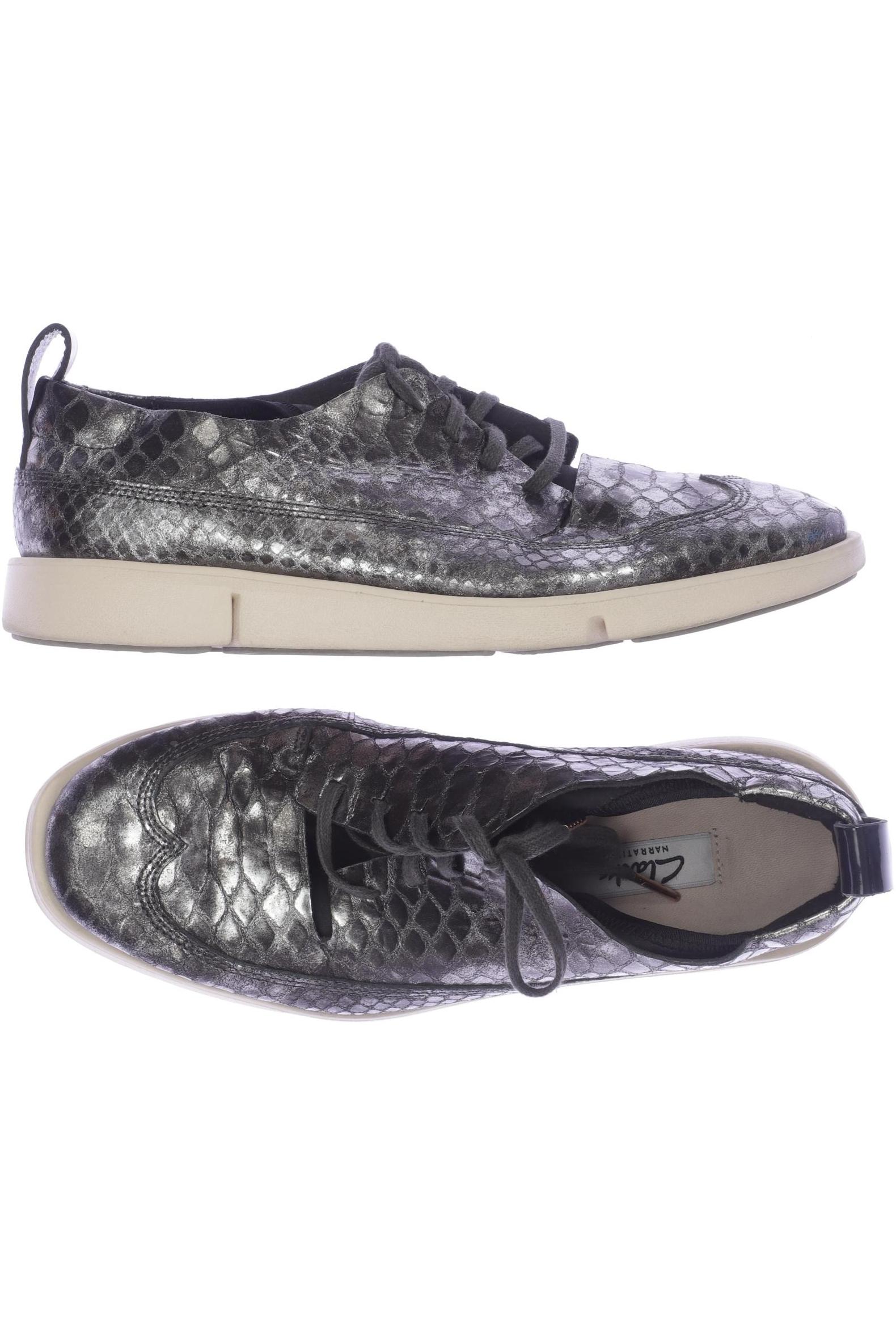 

Clarks Damen Sneakers, grau, Gr. 37